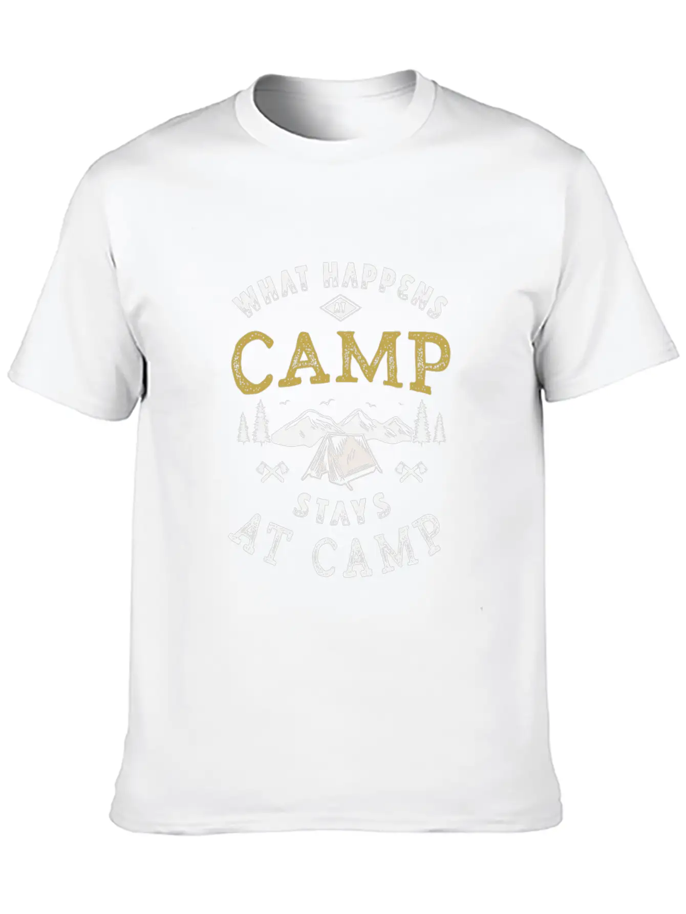 Camping Camper Camp Gift Stylish Everyday T-Shirt – Unisex Basic Cotton Tee