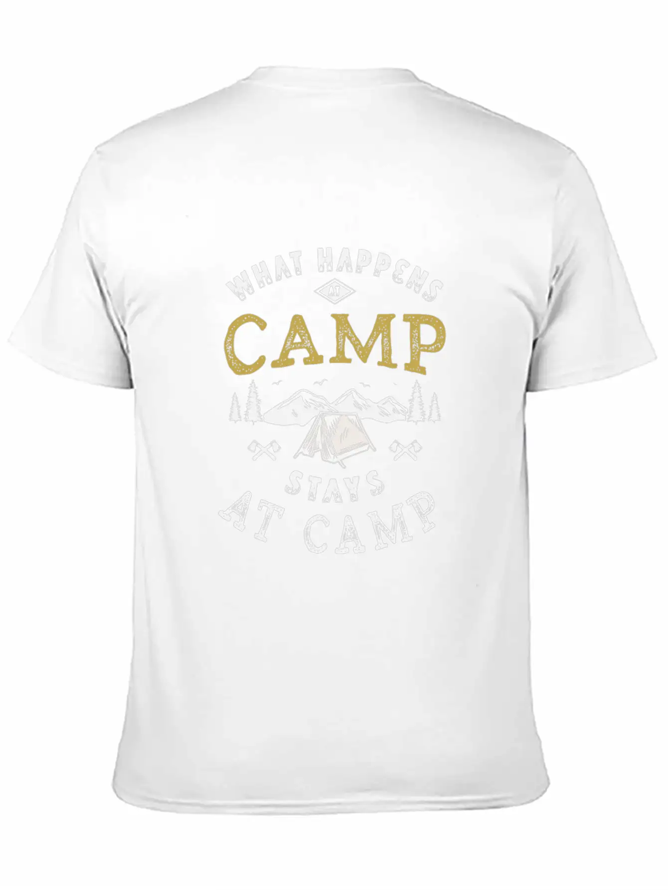 Camping Camper Camp Gift Stylish Everyday T-Shirt – Unisex Basic Cotton Tee