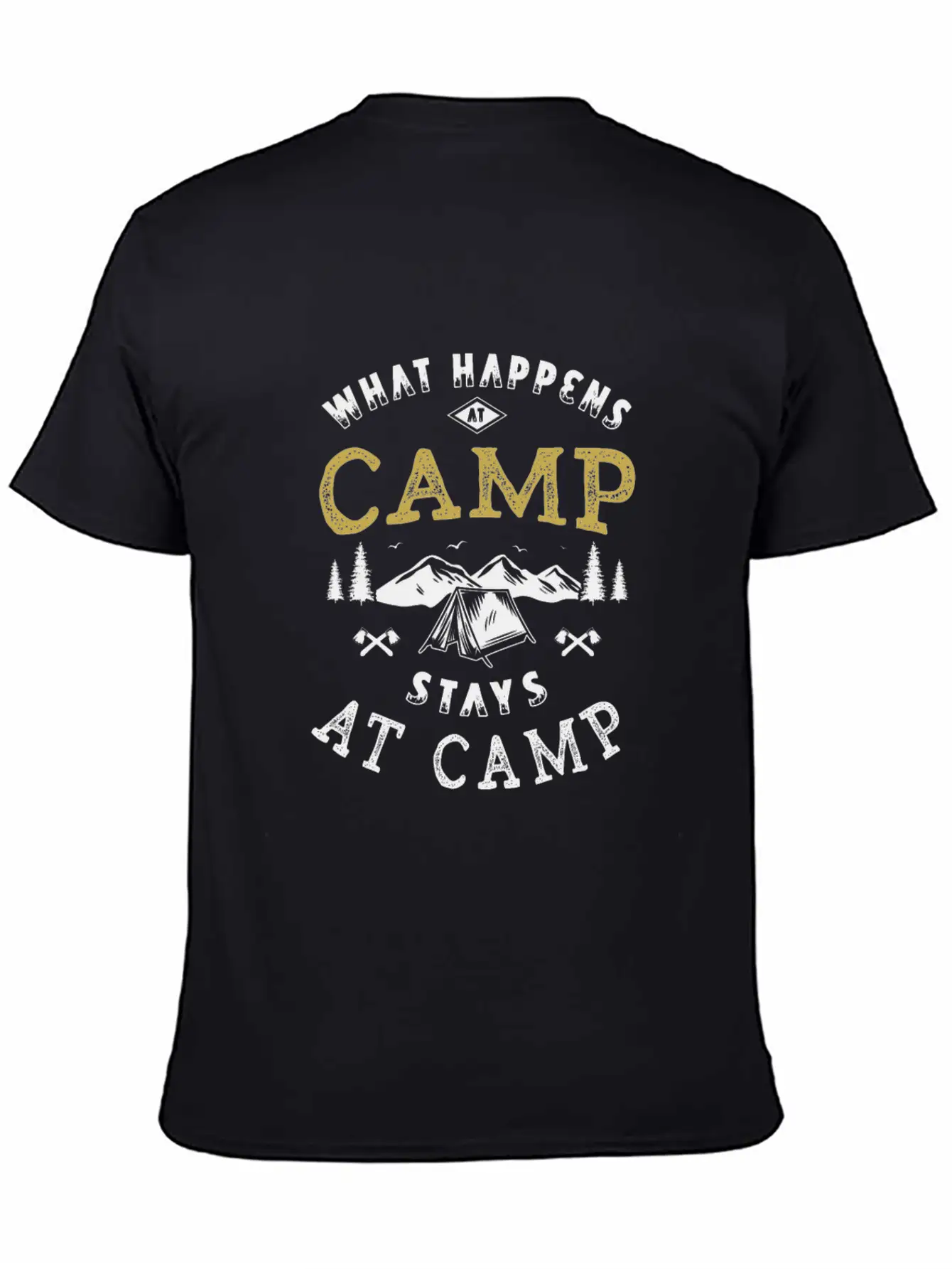 Camping Camper Camp Gift Stylish Everyday T-Shirt – Unisex Basic Cotton Tee
