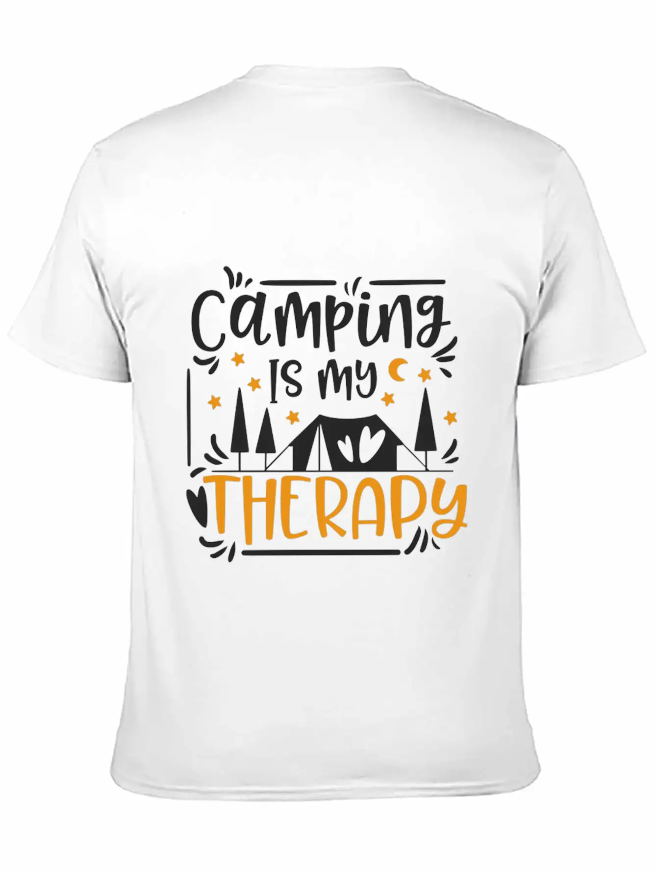 Camping Is My Therapy Stylish Everyday T-Shirt – Unisex Basic Cotton Tee