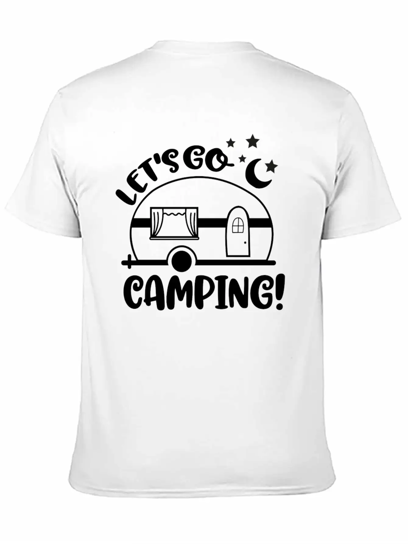 Camping Let's Go Camping Stylish Everyday T-Shirt – Unisex Basic Cotton Tee