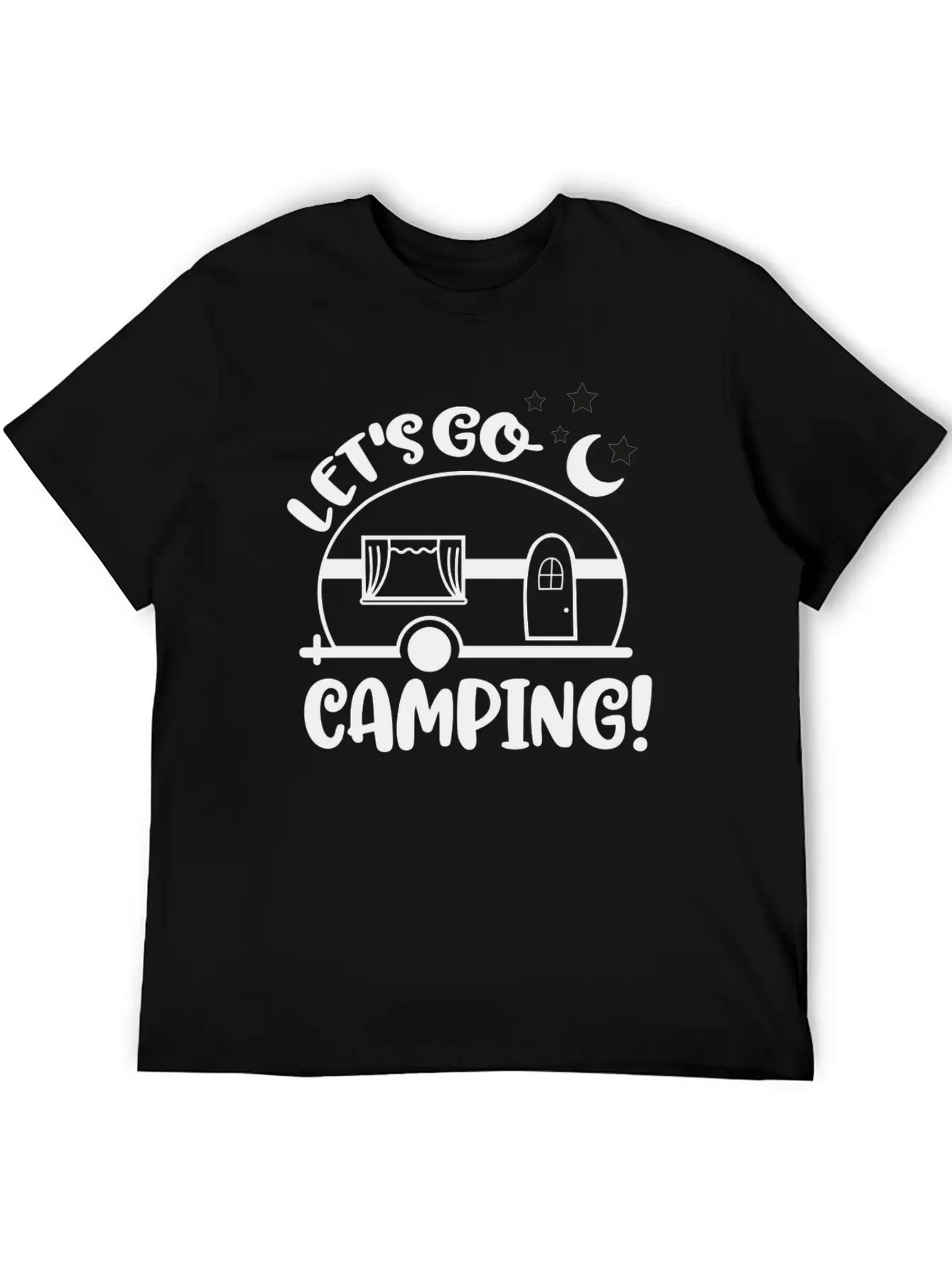 Camping Let's Go Camping Stylish Everyday T-Shirt – Unisex Basic Cotton Tee