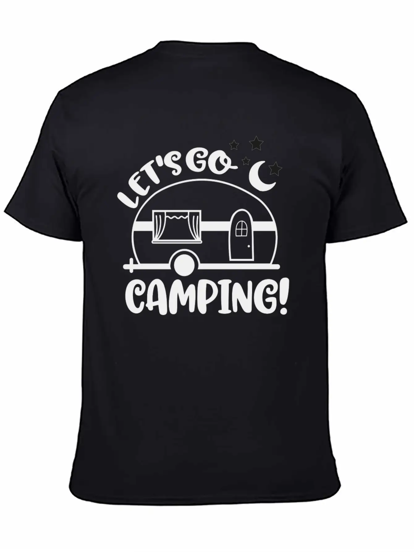 Camping Let's Go Camping Stylish Everyday T-Shirt – Unisex Basic Cotton Tee