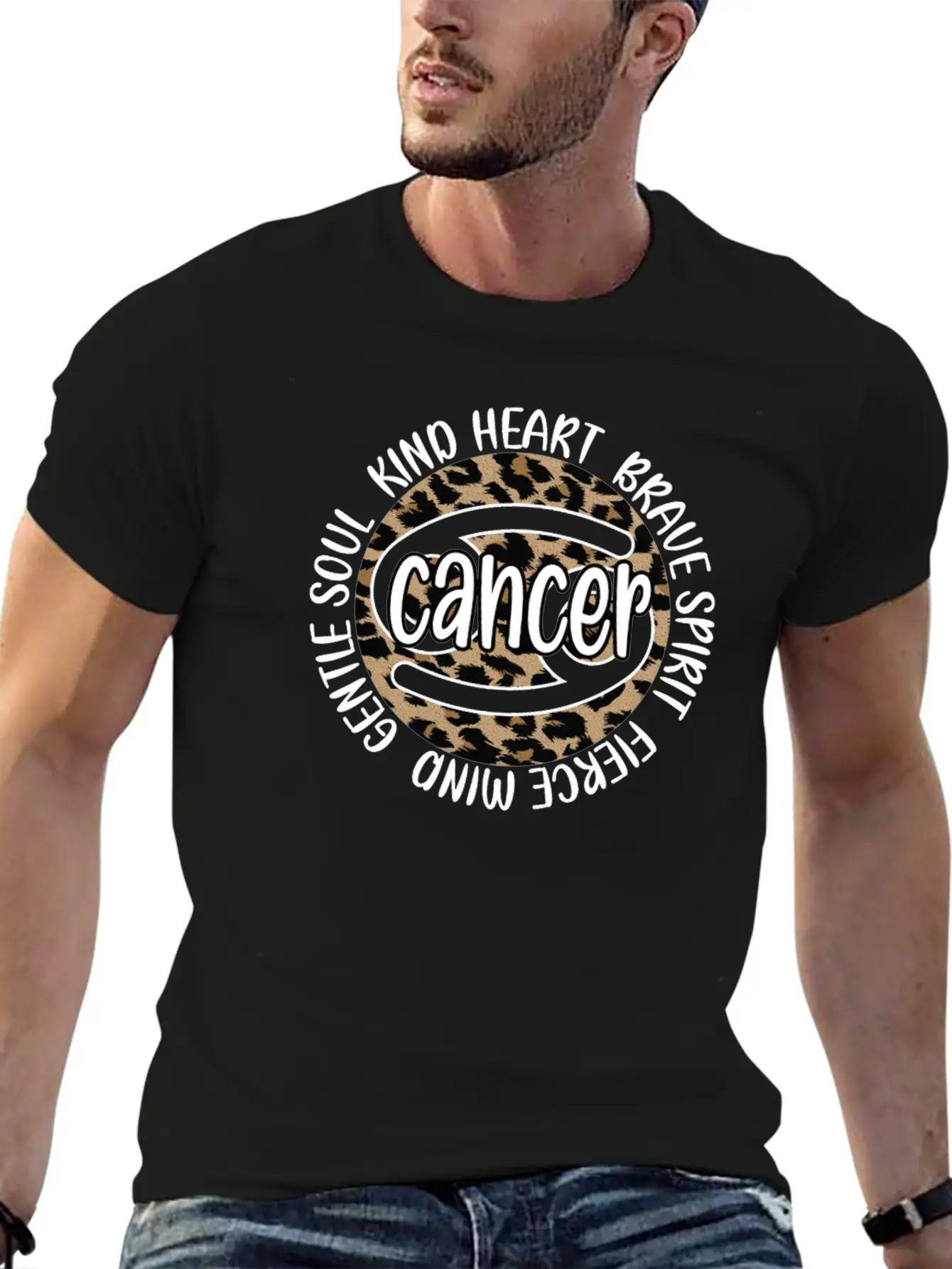 Cancer Zodiac Sign Birthday Gifts Horoscope Lightweight Cotton T-Shirt – Daily Comfort Graphic Shirt