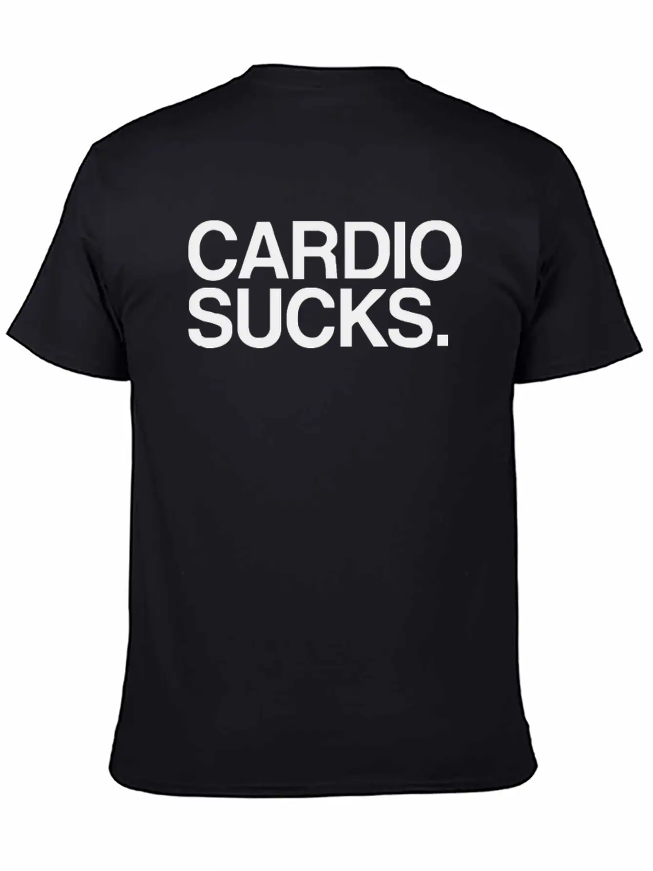 Cardio Sucks Exercise Running Gym Training Worko Lightweight Cotton T-Shirt – Daily Comfort Graphic Shirt