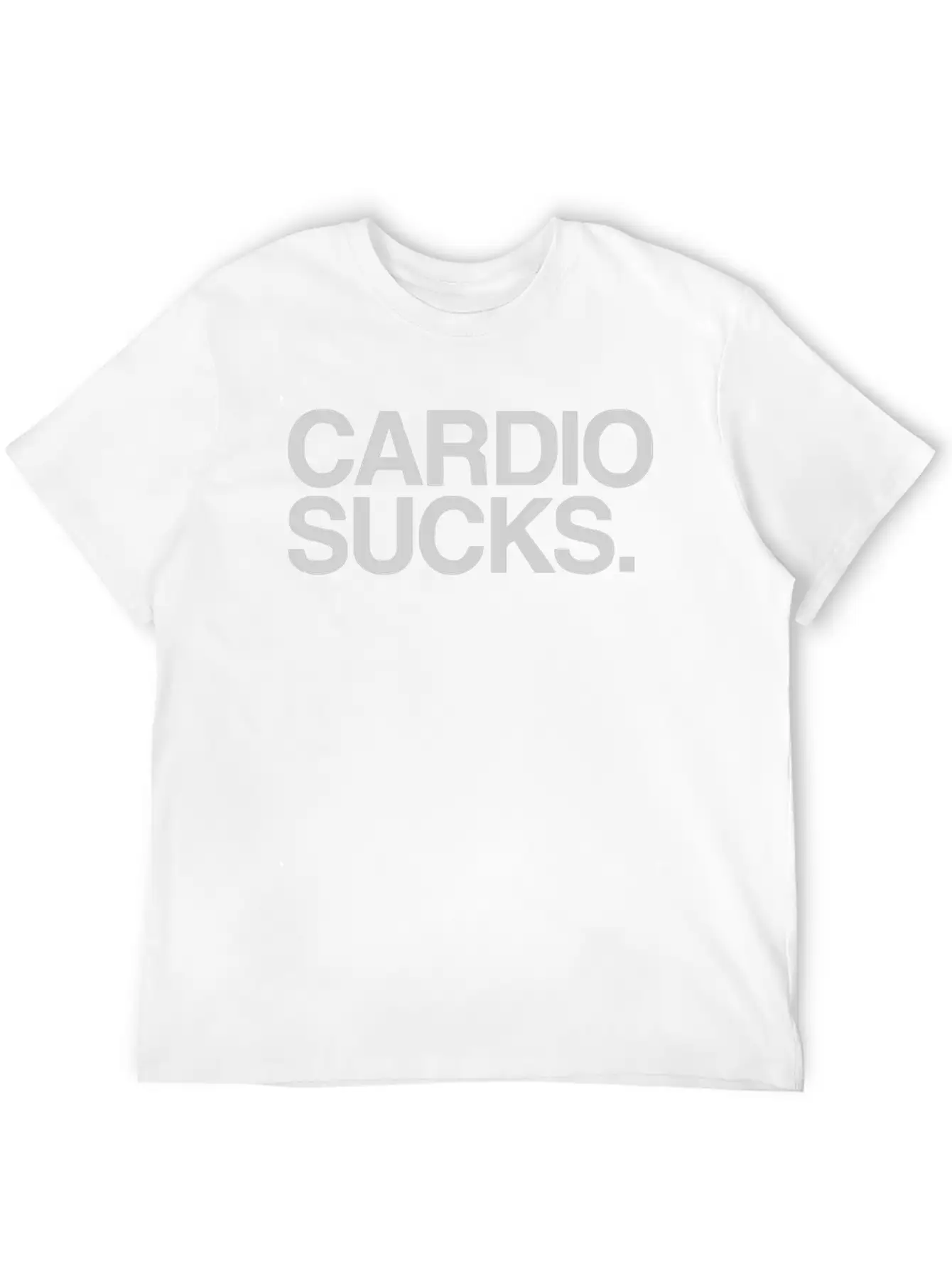 Cardio Sucks Exercise Running Gym Training Worko Lightweight Cotton T-Shirt – Daily Comfort Graphic Shirt