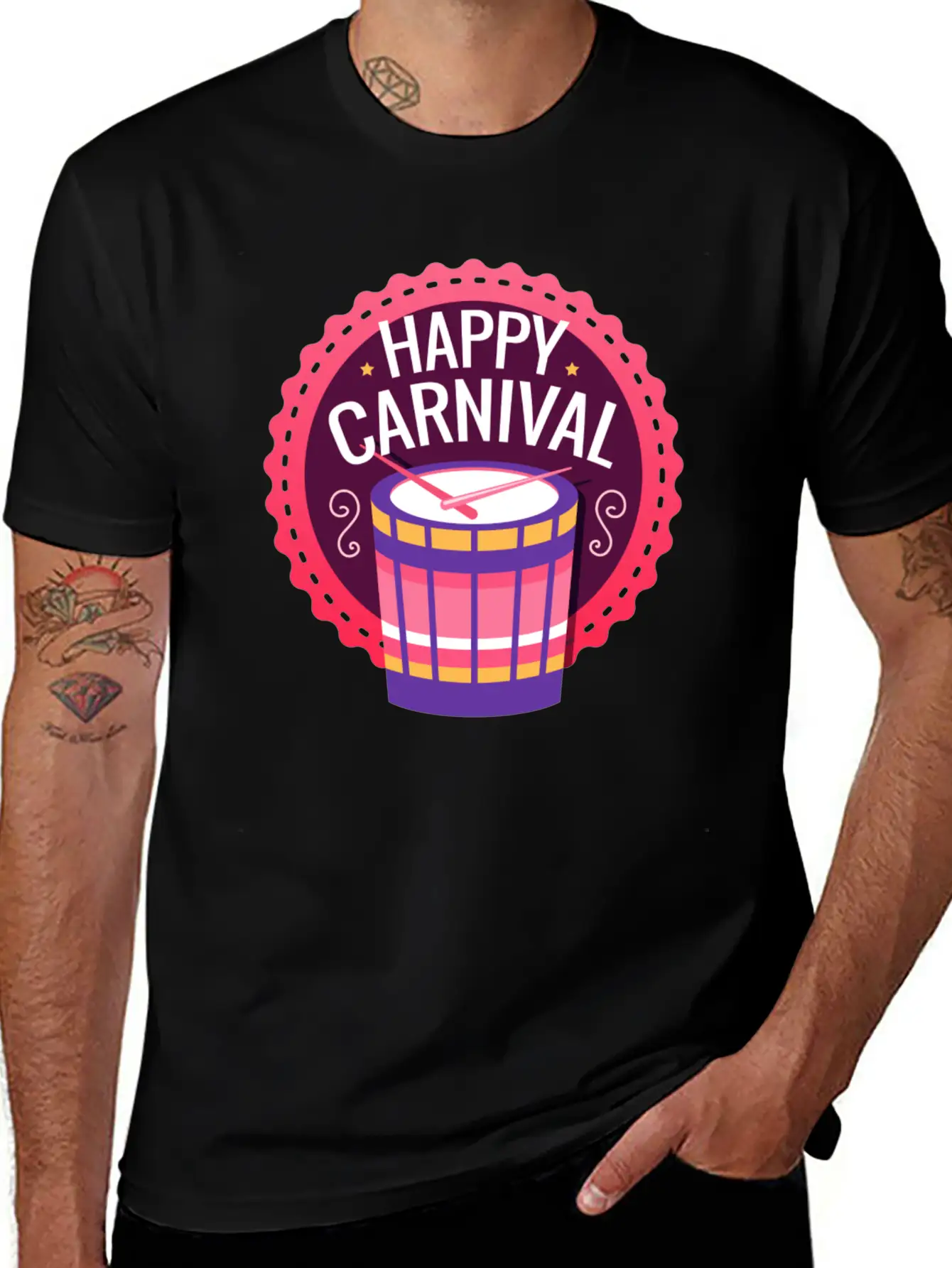 Carnival Mardi Gras Saying Celebration Camels Basic Graphic T-Shirt – Daily Comfort In Soft Cotton