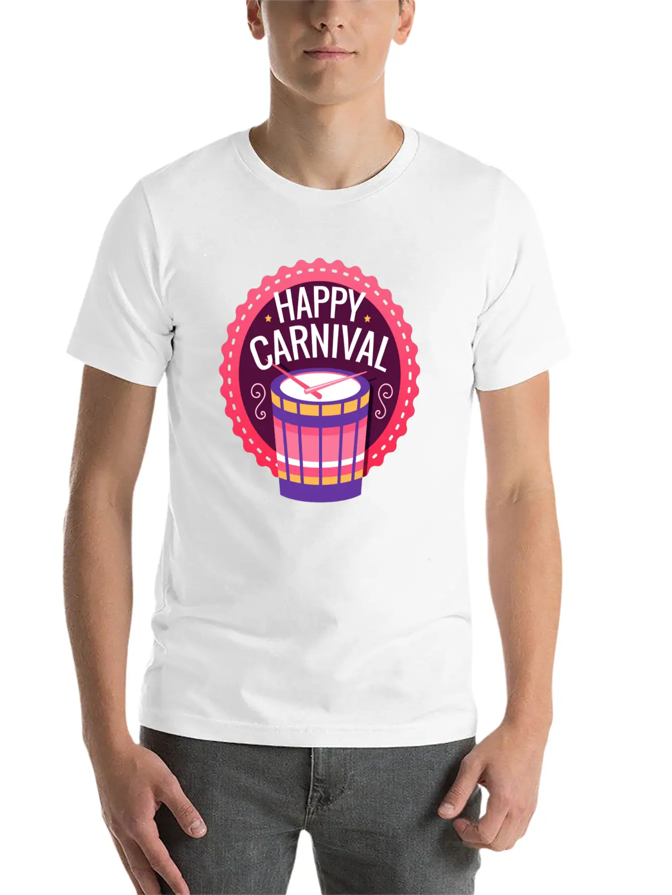 Carnival Mardi Gras Saying Celebration Camels Basic Graphic T-Shirt – Daily Comfort In Soft Cotton