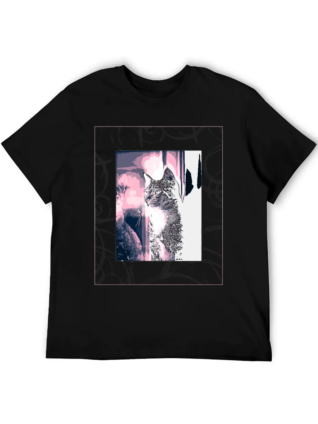 CAT IN ART Lightweight Cotton T-Shirt – Daily Comfort Graphic Shirt