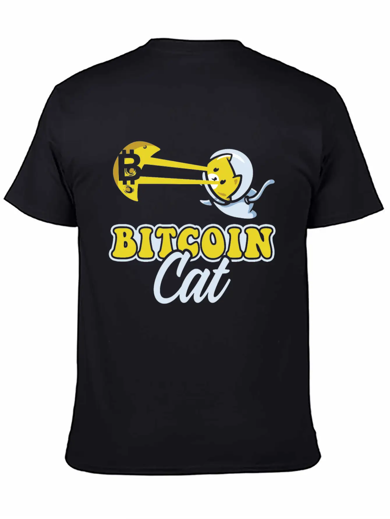 Cat Laser Eyes Bitcoin Crypto BTC Cryptocurrency Classic Cotton Tee – Unisex Comfort For Any Season