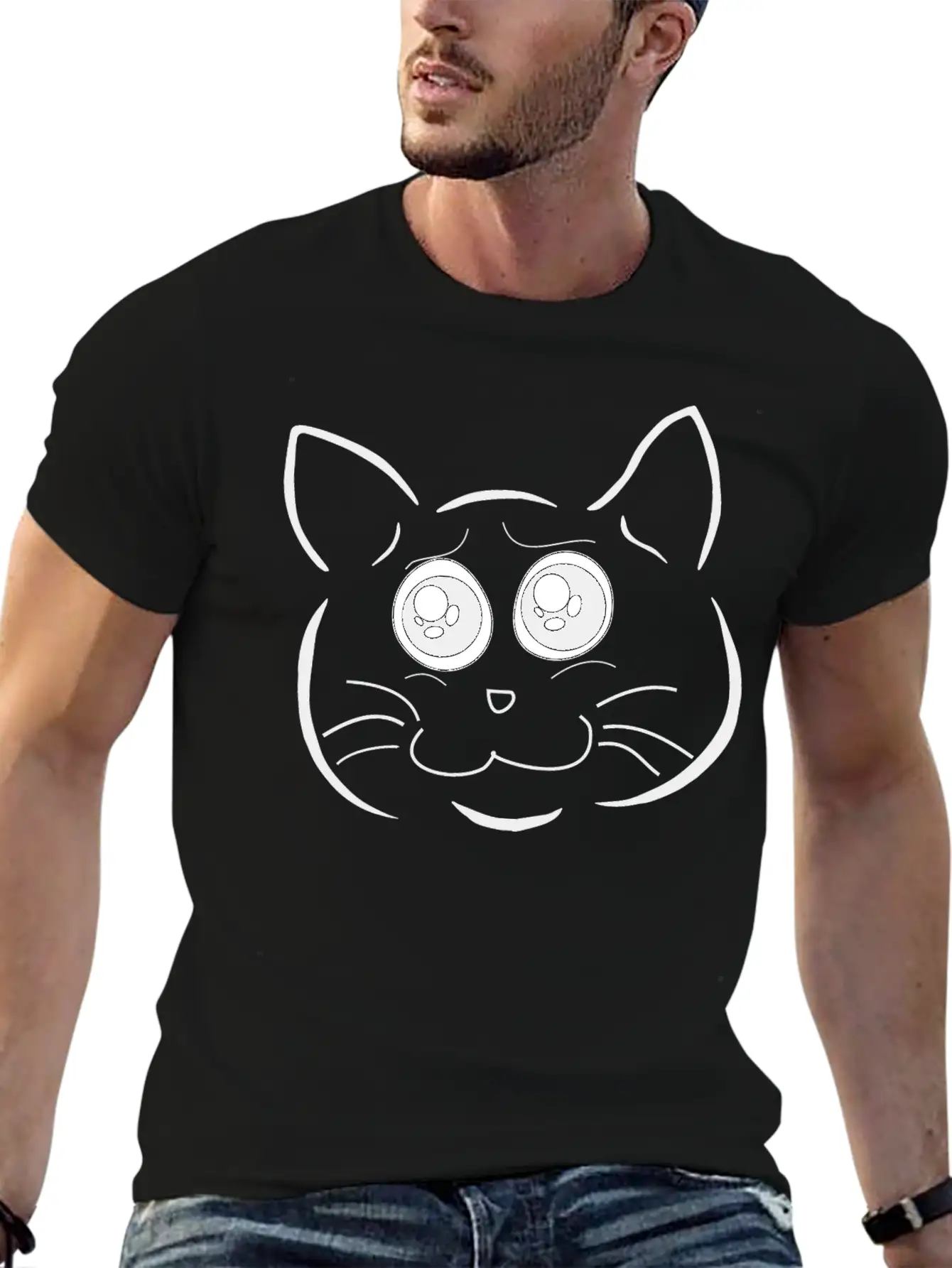 Cat Stylish Everyday T-Shirt – Unisex Basic Cotton Tee