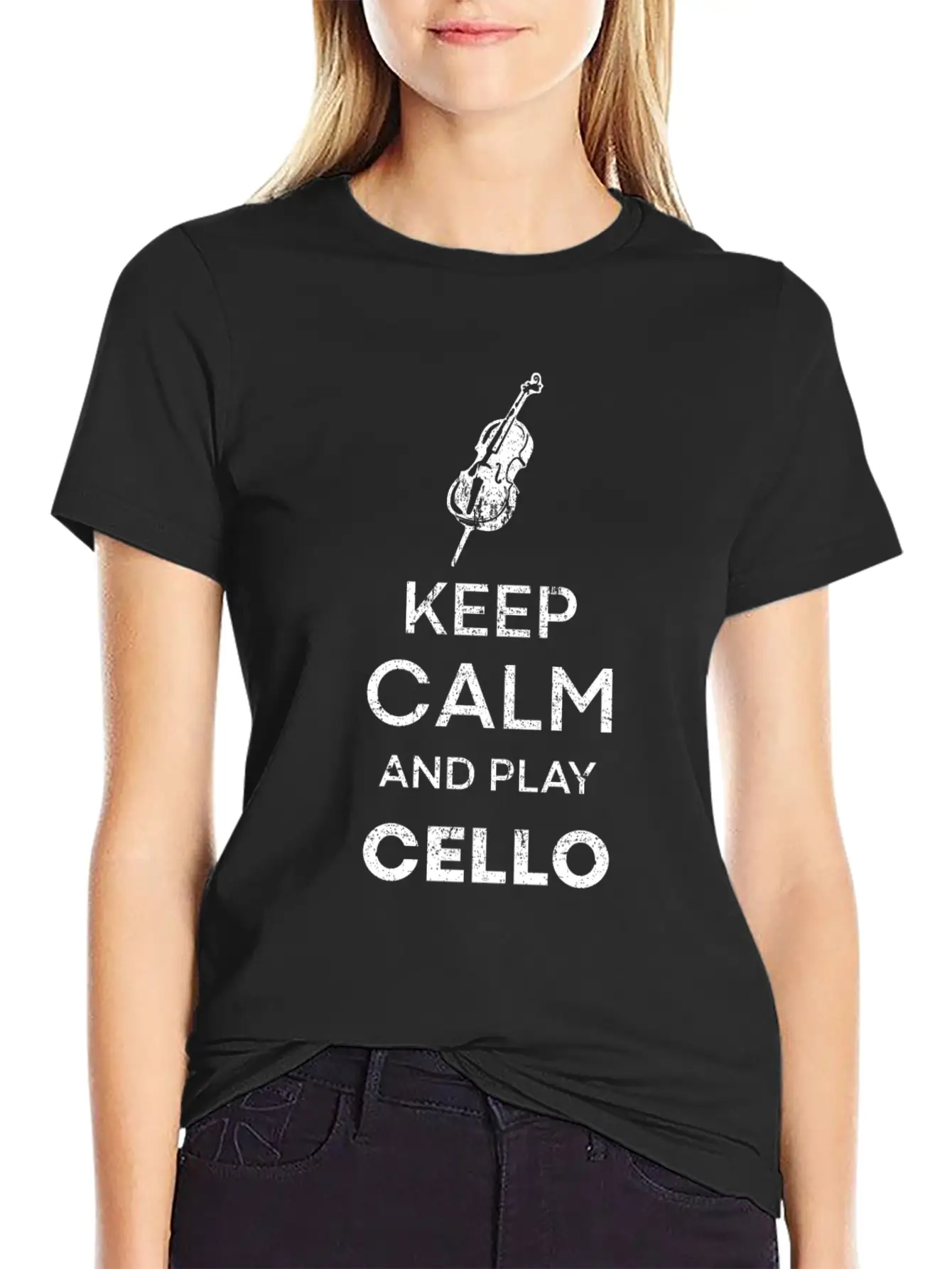Cello Musician Stylish Everyday T-Shirt – Unisex Basic Cotton Tee