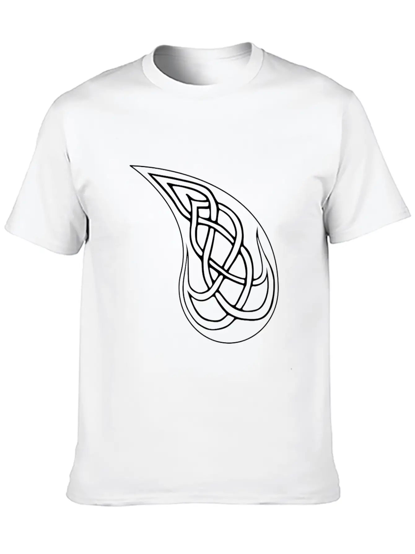 Celtic Tribal Art Tribe Floral Paleo Cave Tattoo Classic Crew Neck Graphic Tee – Everyday Minimal Look