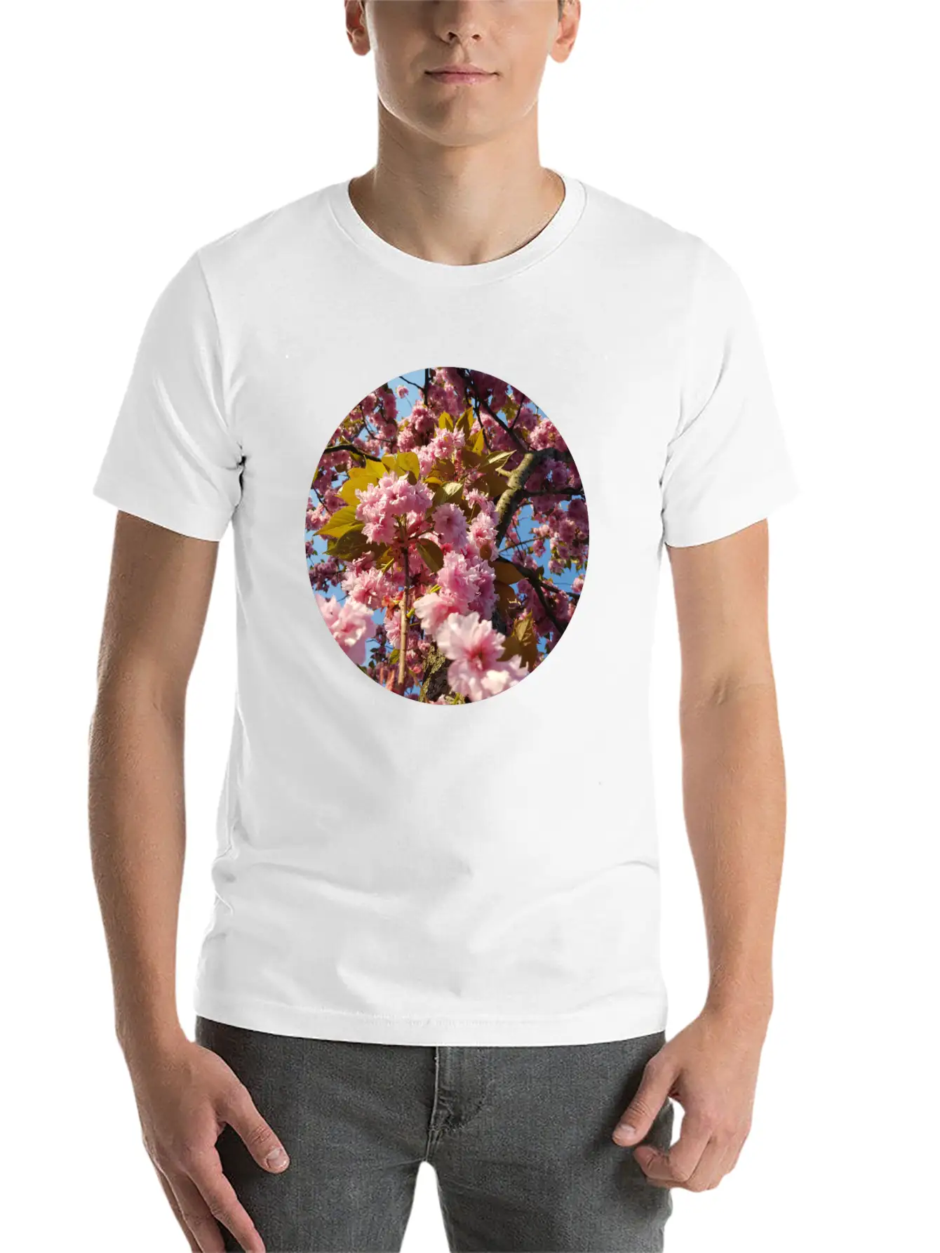 Cherry Blossom Stylish Everyday T-Shirt – Unisex Basic Cotton Tee