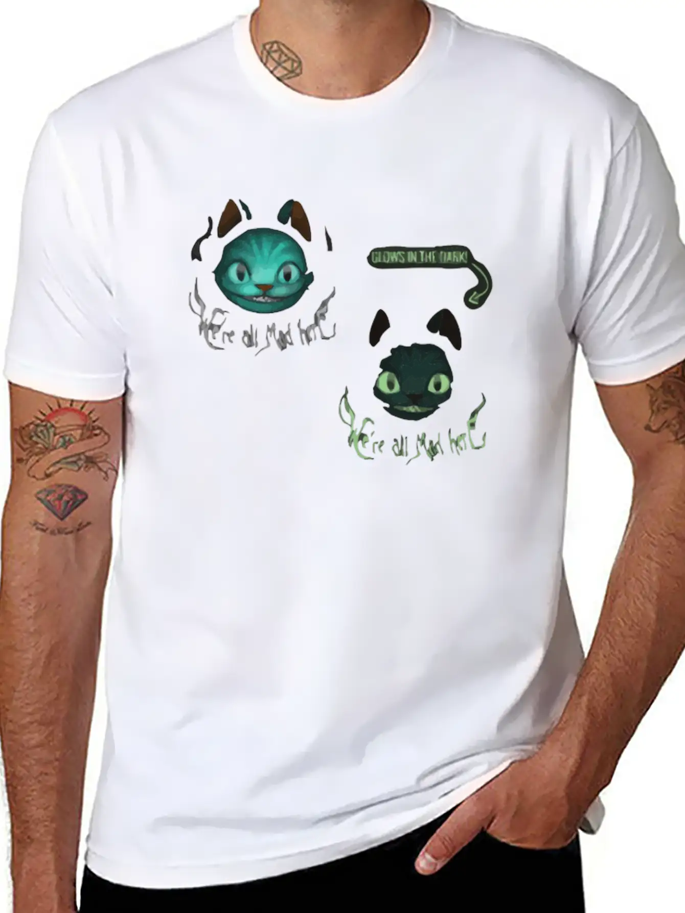 CHESHIRE SHADOWS Stylish Everyday T-Shirt – Unisex Basic Cotton Tee