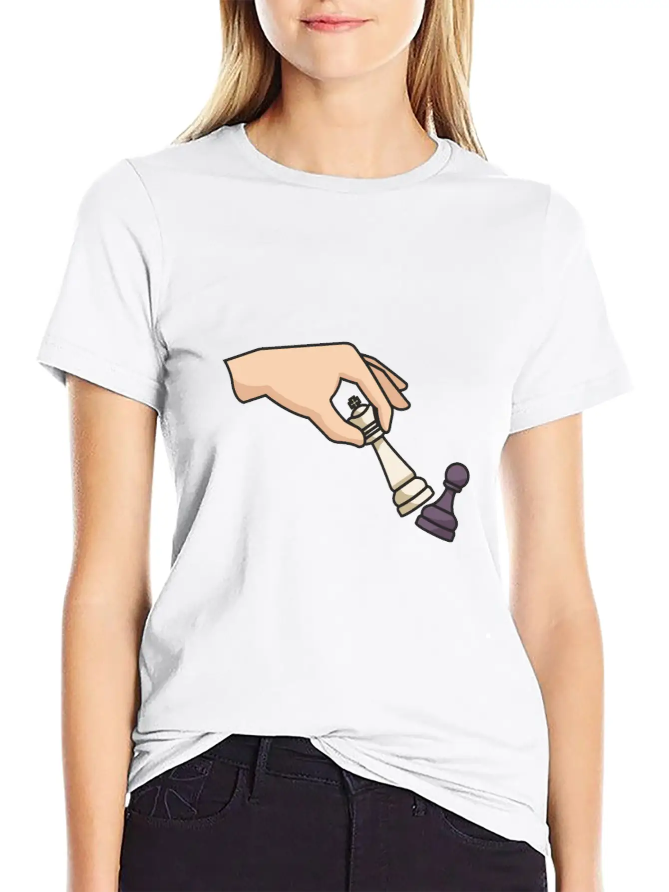 Chess Piece Stylish Everyday T-Shirt – Unisex Basic Cotton Tee