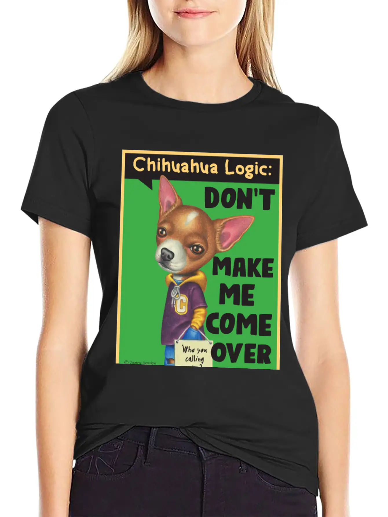 Chihuahua Logic Basic Graphic T-Shirt – Daily Comfort In Soft Cotton