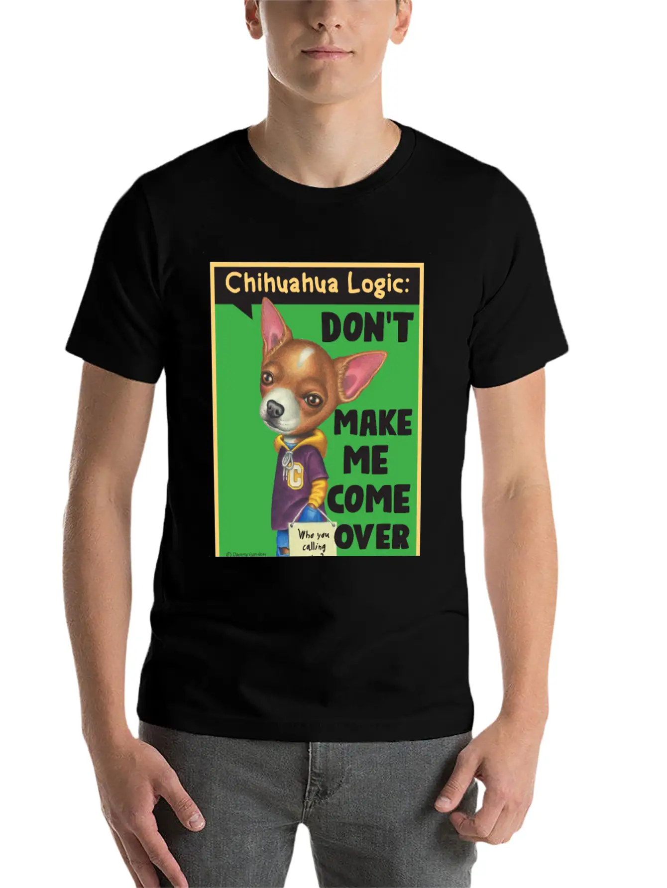 Chihuahua Logic Basic Graphic T-Shirt – Daily Comfort In Soft Cotton