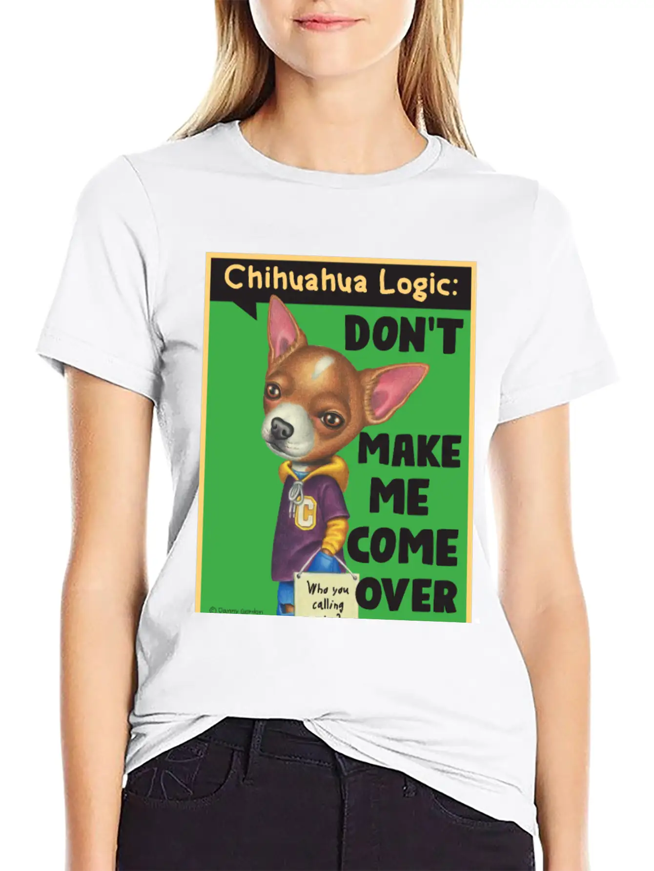 Chihuahua Logic Basic Graphic T-Shirt – Daily Comfort In Soft Cotton