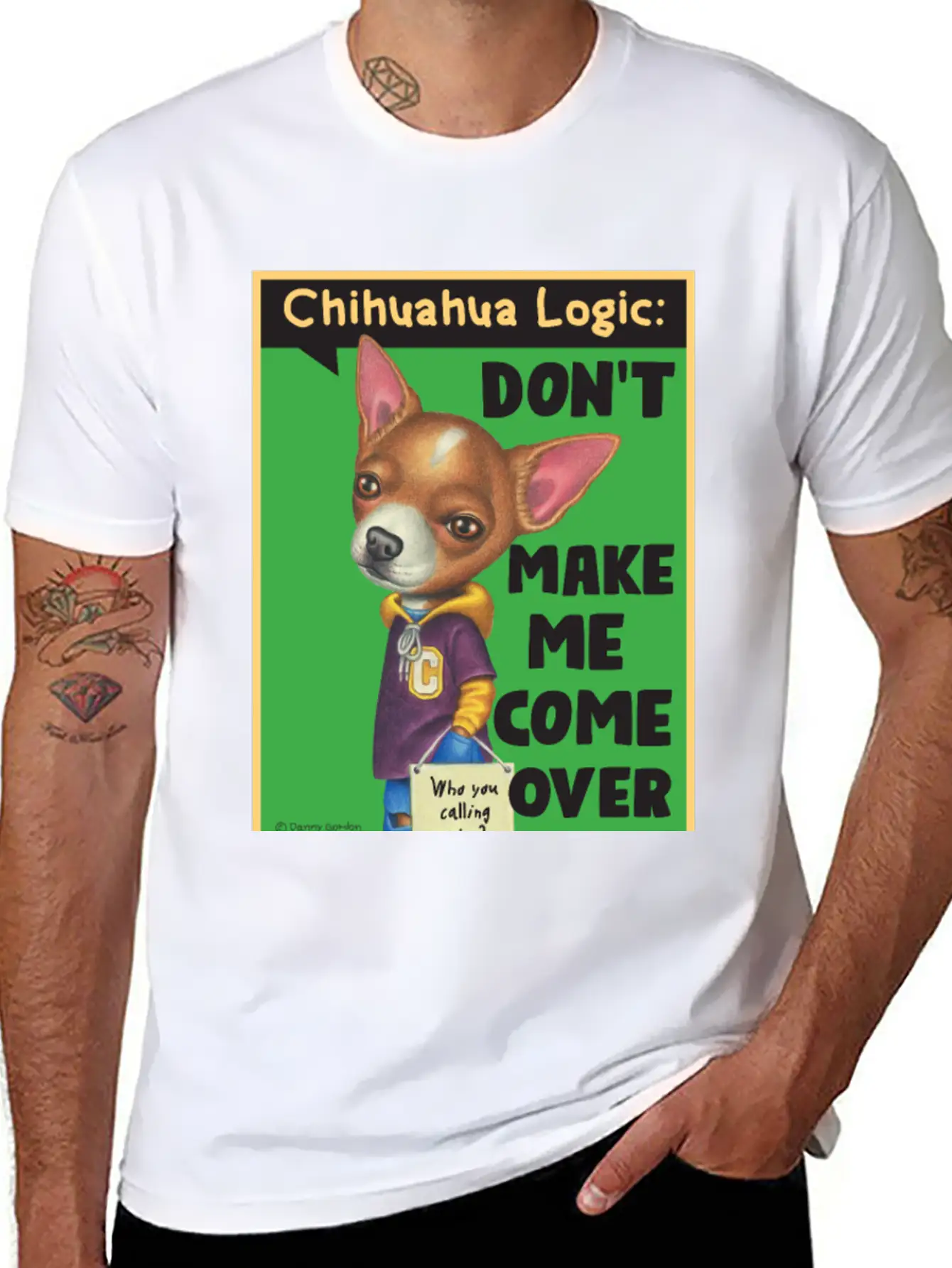 Chihuahua Logic Basic Graphic T-Shirt – Daily Comfort In Soft Cotton