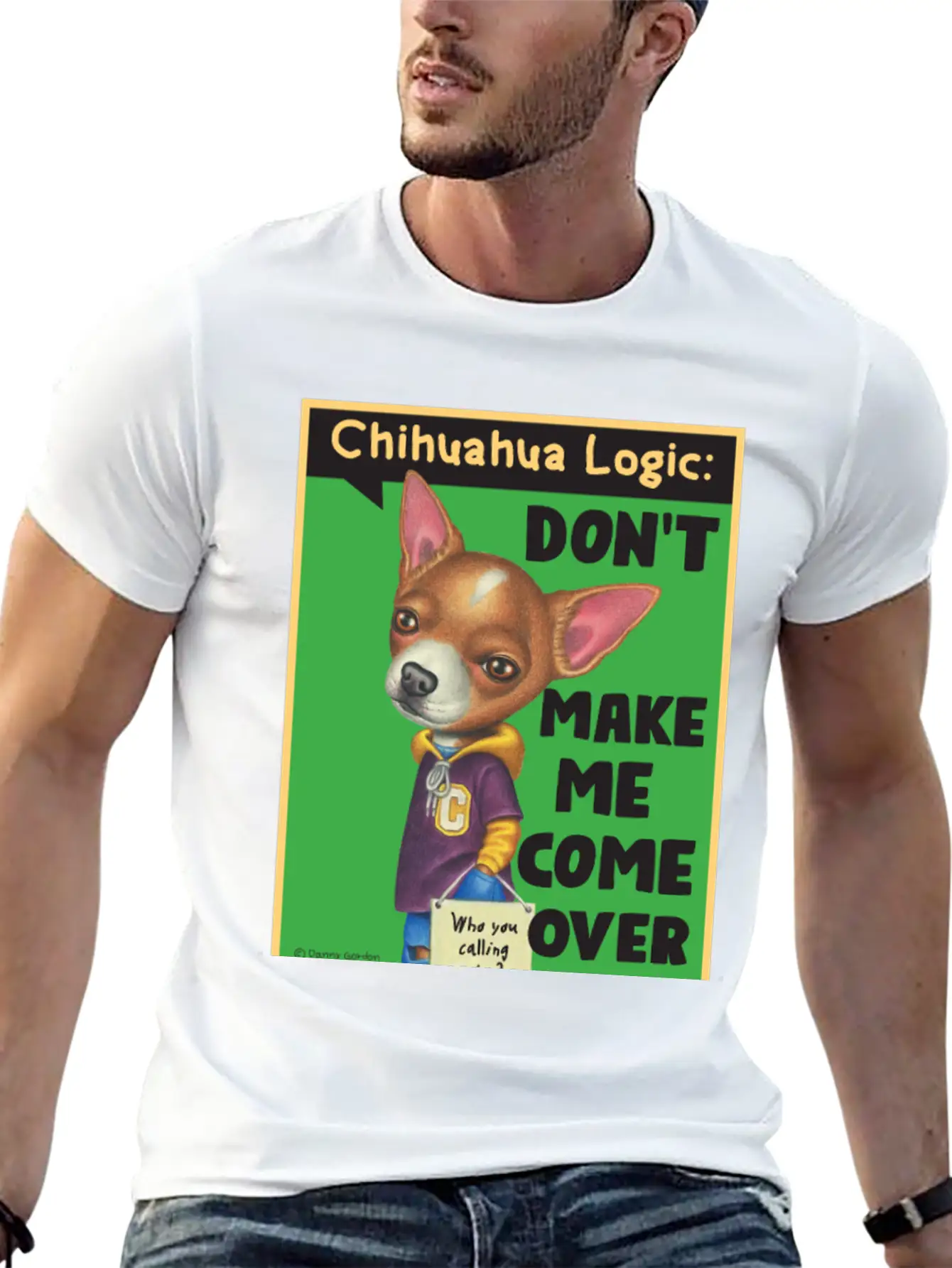 Chihuahua Logic Basic Graphic T-Shirt – Daily Comfort In Soft Cotton