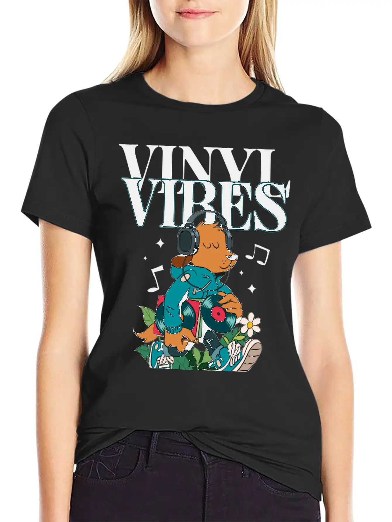 Chill Music Vinyl Stylish Everyday T-Shirt – Unisex Basic Cotton Tee