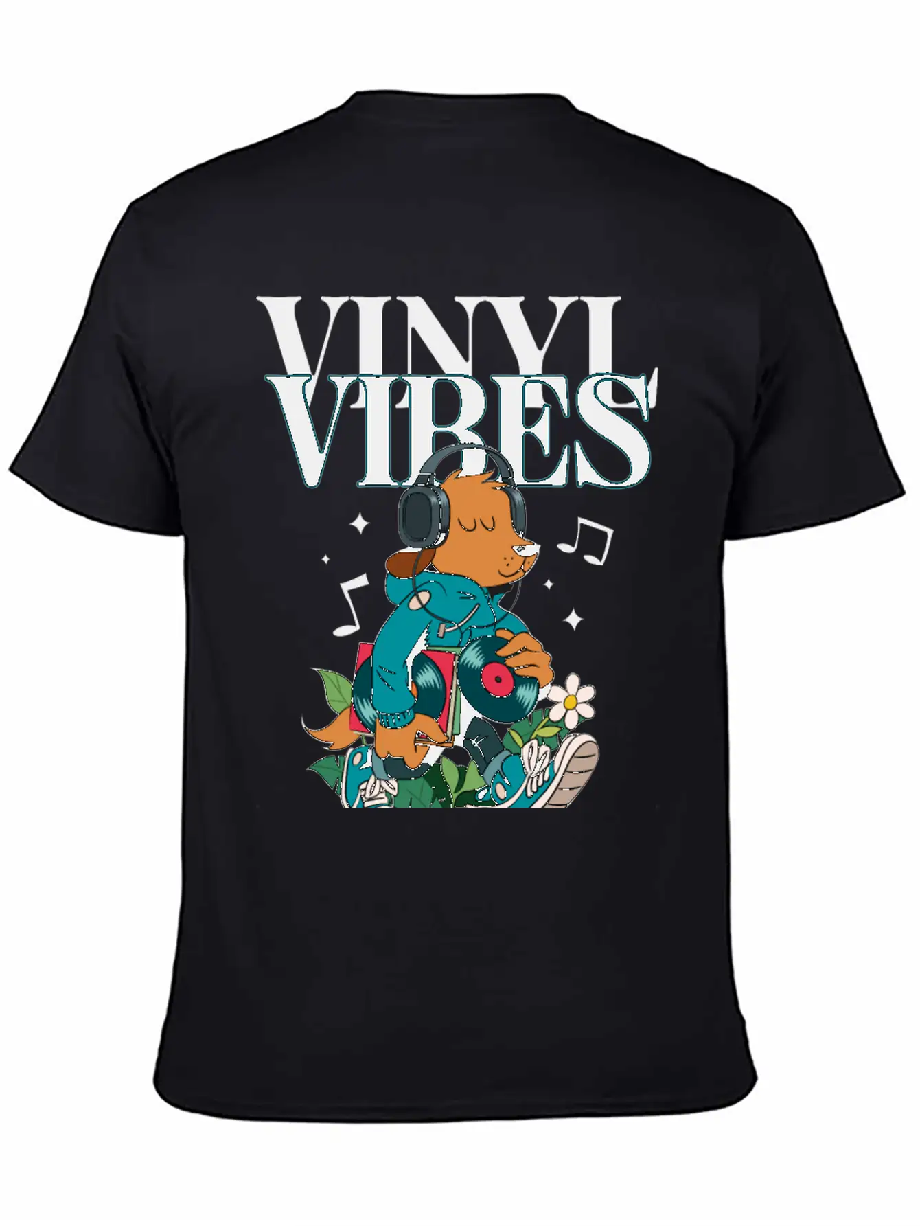 Chill Music Vinyl Stylish Everyday T-Shirt – Unisex Basic Cotton Tee