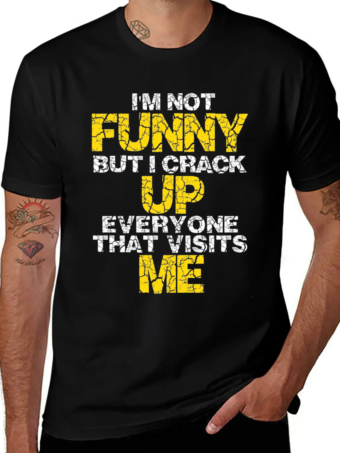 Chiropractor Im Not Funny But I Crack Up Basic Graphic T-Shirt – Daily Comfort In Soft Cotton