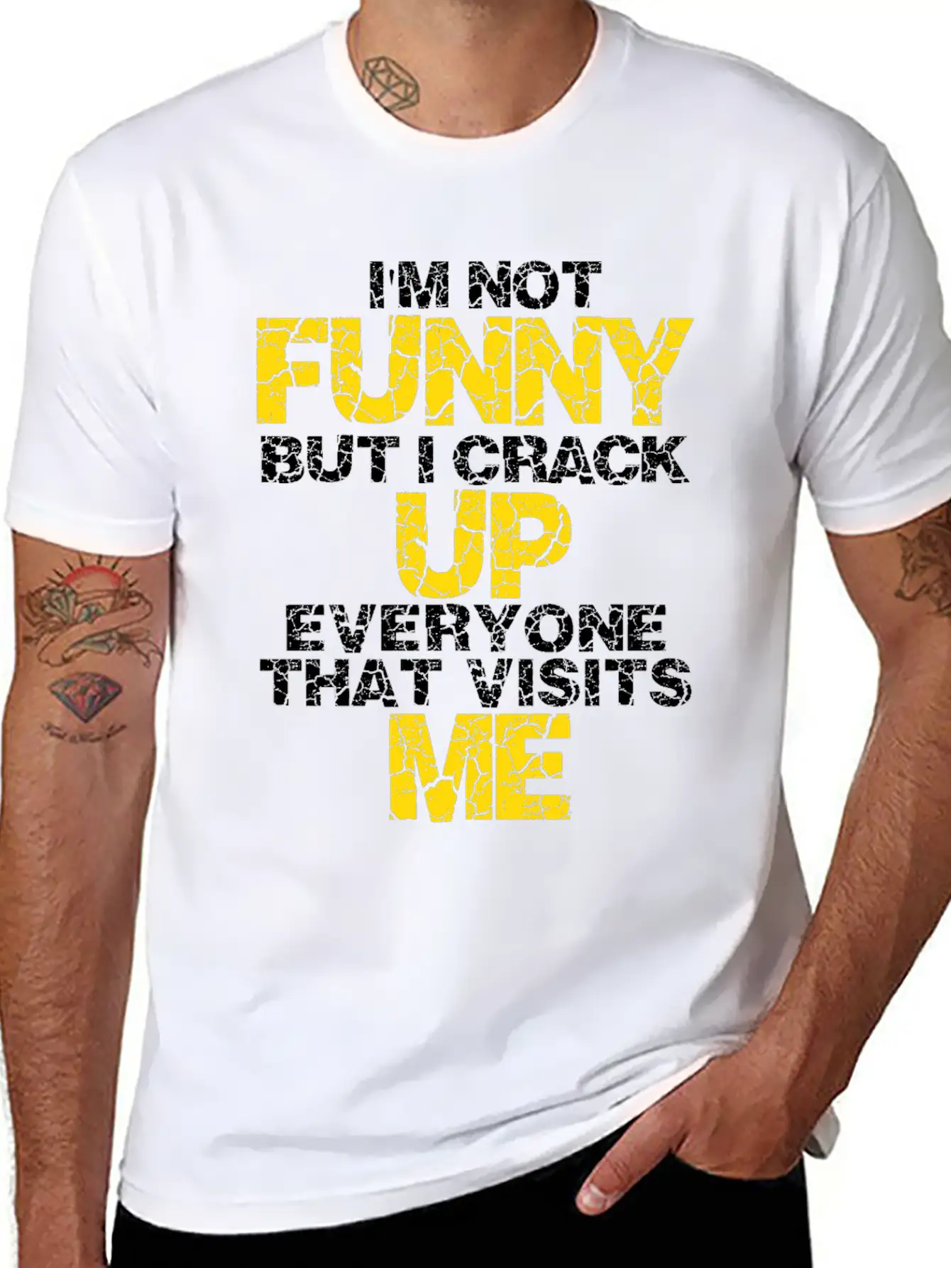 Chiropractor Im Not Funny But I Crack Up Basic Graphic T-Shirt – Daily Comfort In Soft Cotton