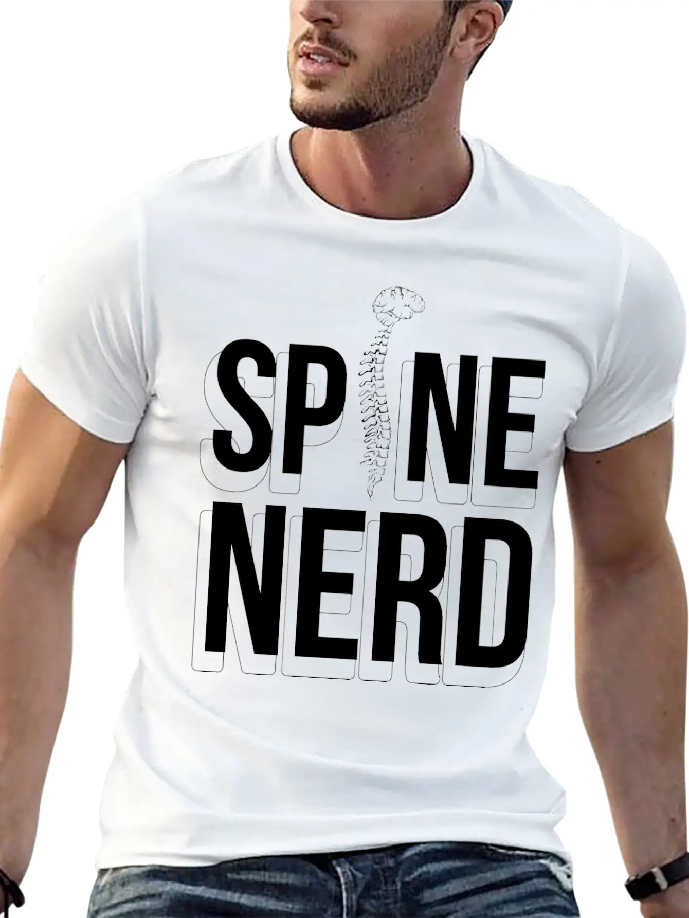 Chiropractor Spine Nerd Classic Cotton Tee – Unisex Comfort For Any Season