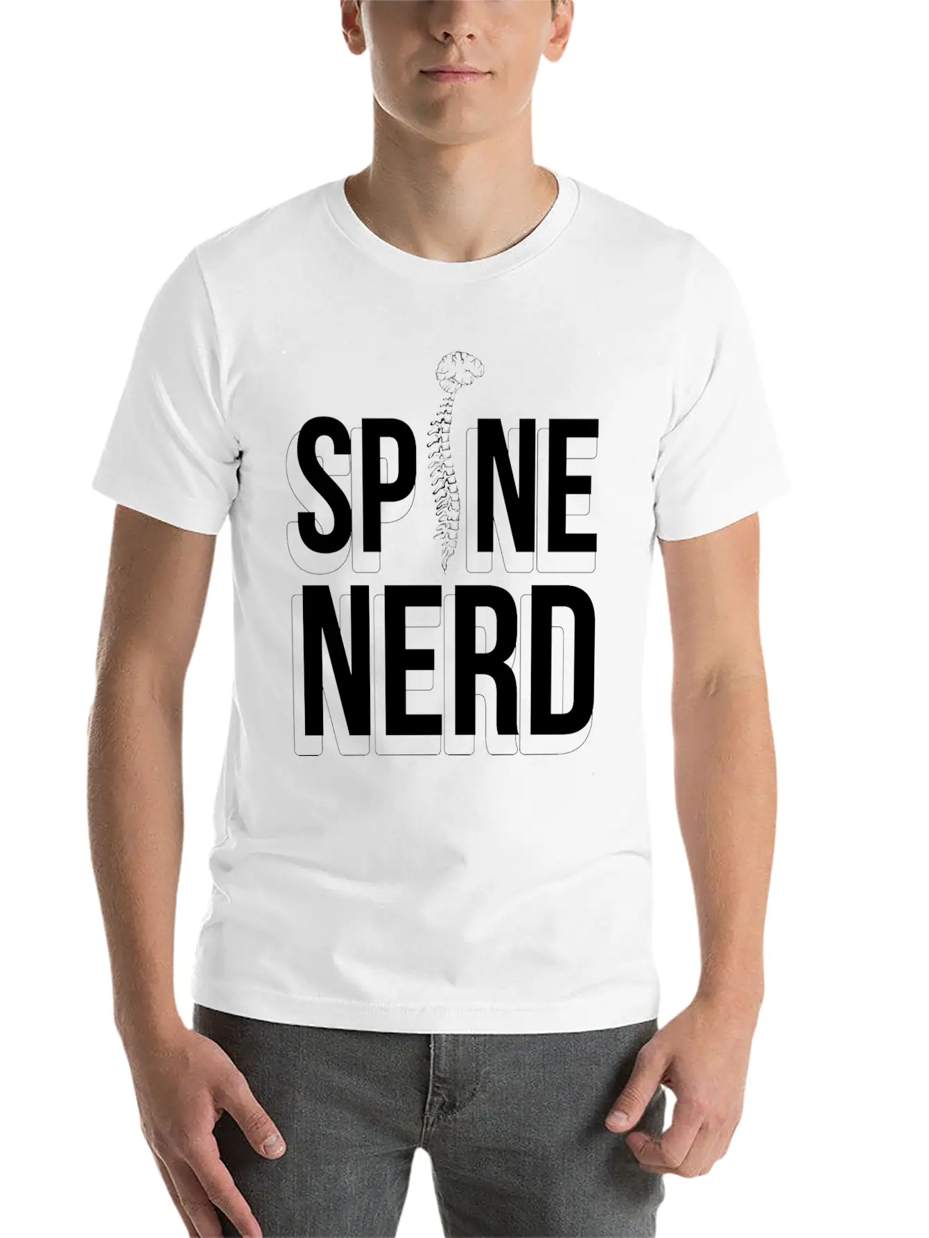 Chiropractor Spine Nerd Classic Cotton Tee – Unisex Comfort For Any Season