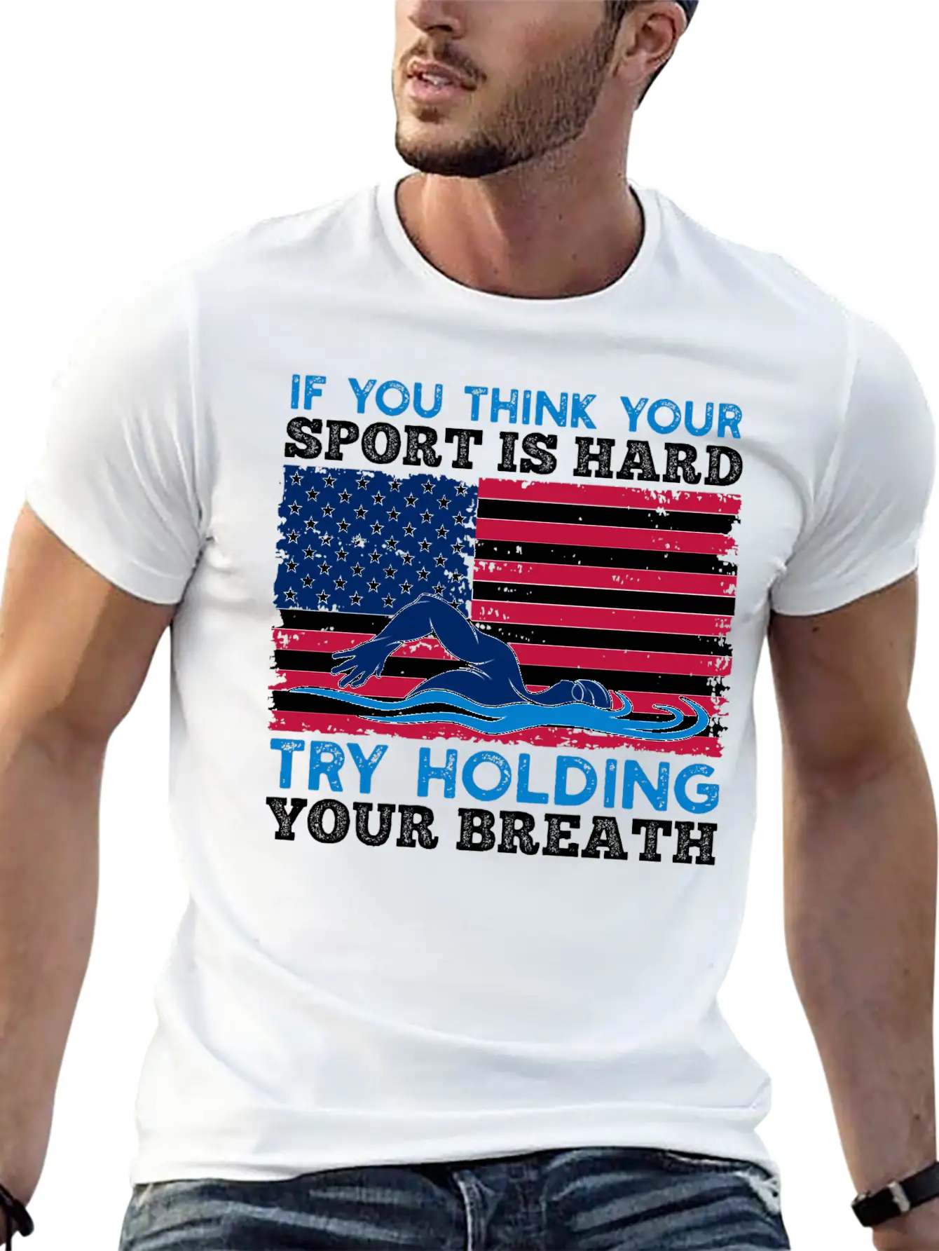 Chlorine Is My Perfume Swimmer And Athlete Sports Stylish Everyday T-Shirt – Unisex Basic Cotton Tee