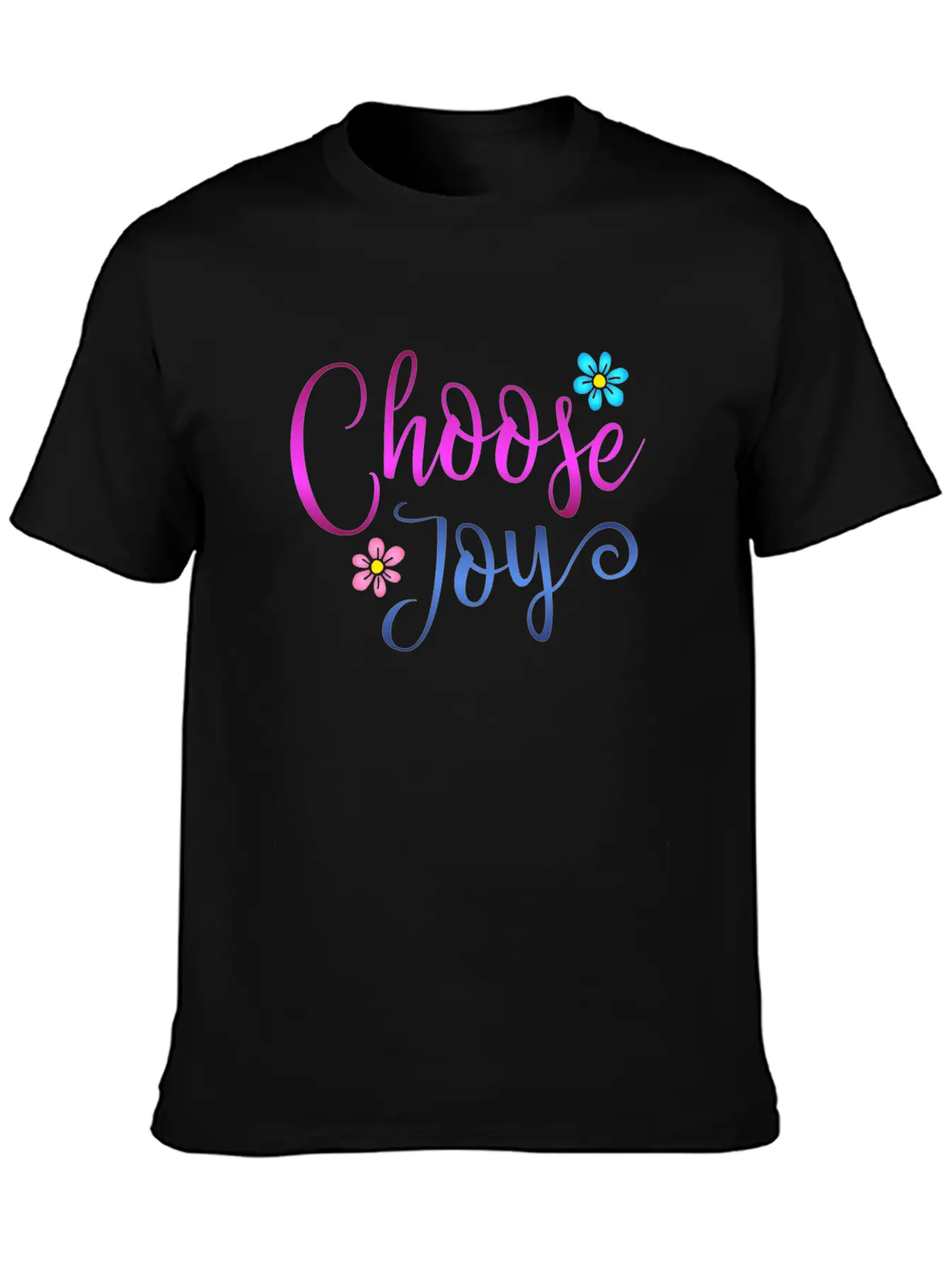 Choose Joy Basic Graphic T-Shirt – Daily Comfort In Soft Cotton