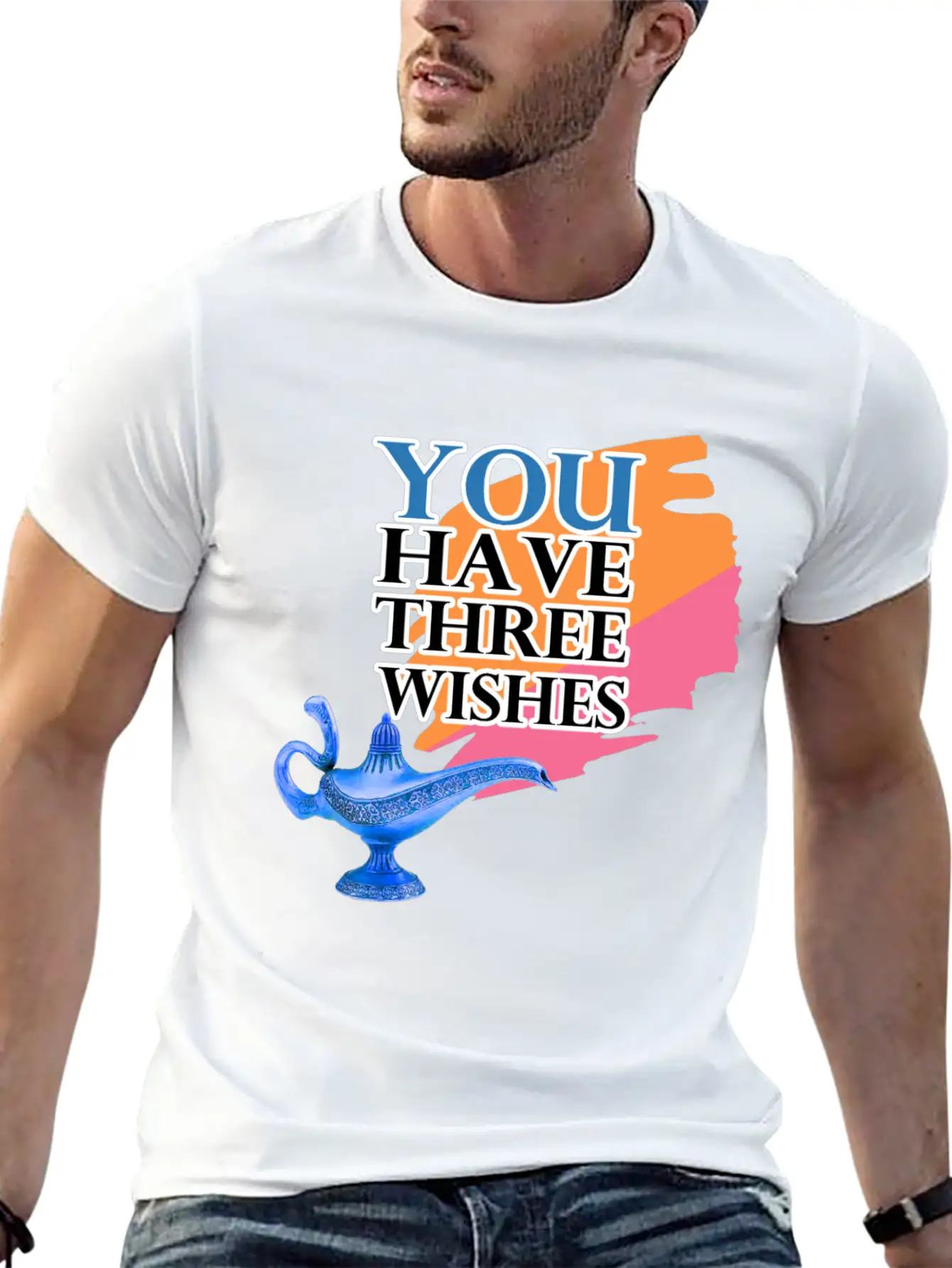 Choose Three Wishes Basic Graphic T-Shirt – Daily Comfort In Soft Cotton