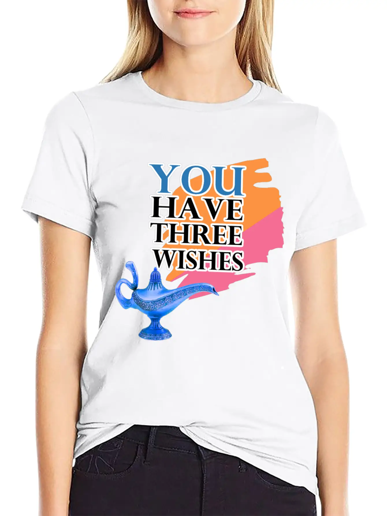 Choose Three Wishes Basic Graphic T-Shirt – Daily Comfort In Soft Cotton