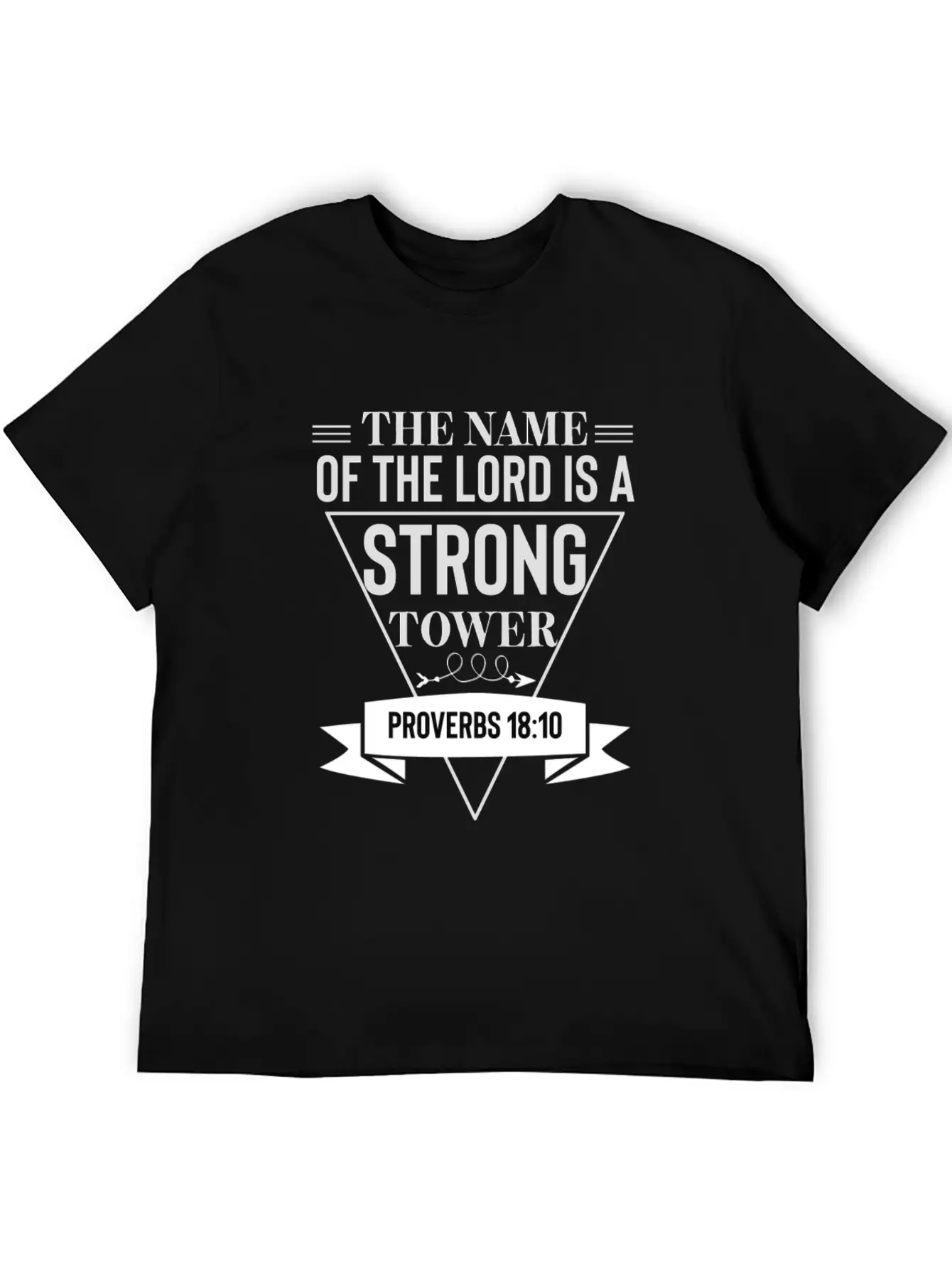 Christian Bible Verse Quote Proverbs 18 Basic Graphic T-Shirt – Daily Comfort In Soft Cotton