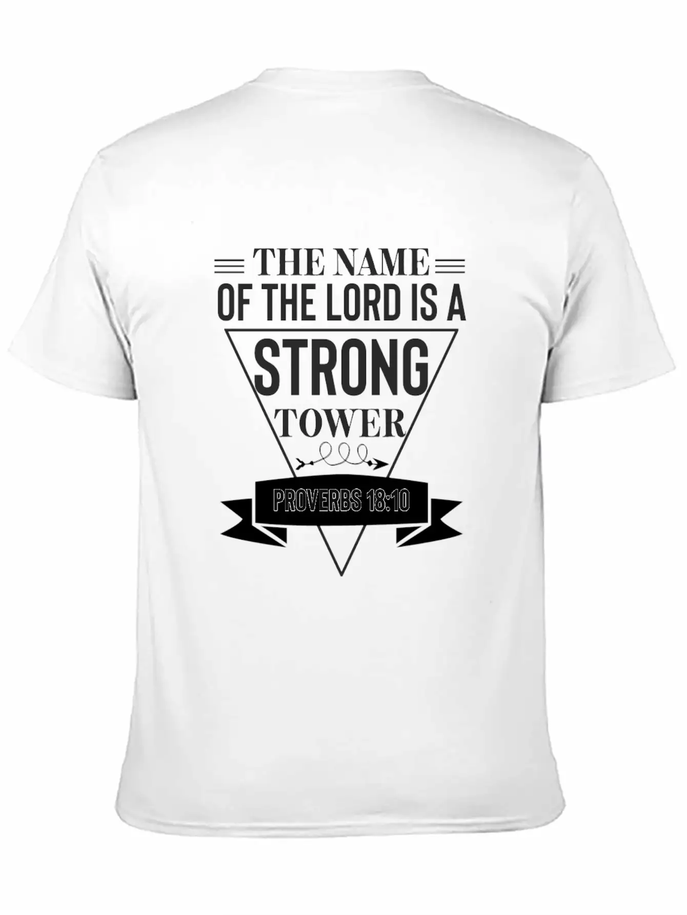 Christian Bible Verse Quote Proverbs 18 Basic Graphic T-Shirt – Daily Comfort In Soft Cotton