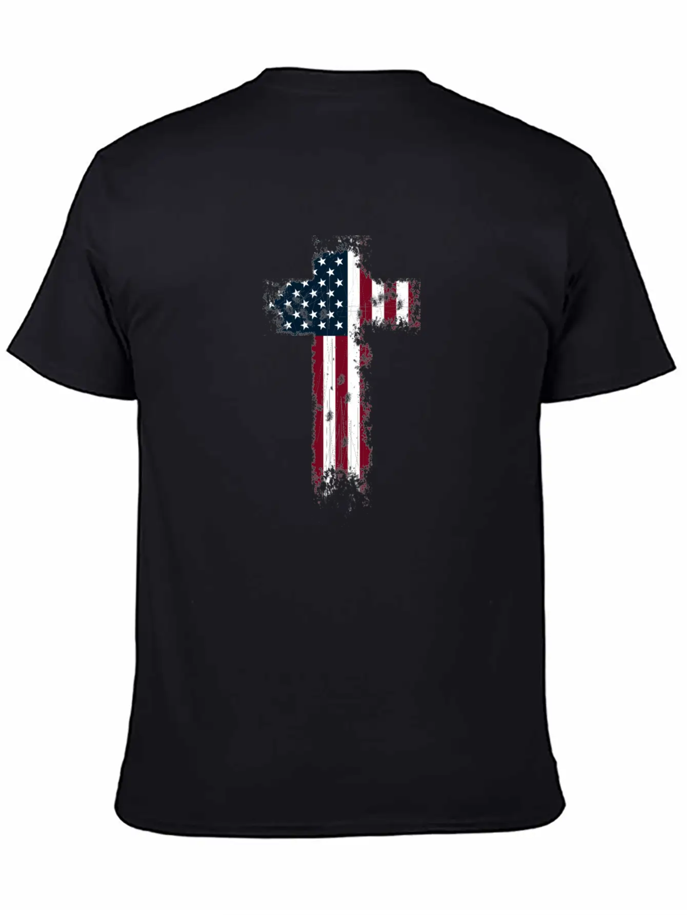 Christianity American Flag Unisex Cotton Tee – Relaxed Fit For Any Occasion