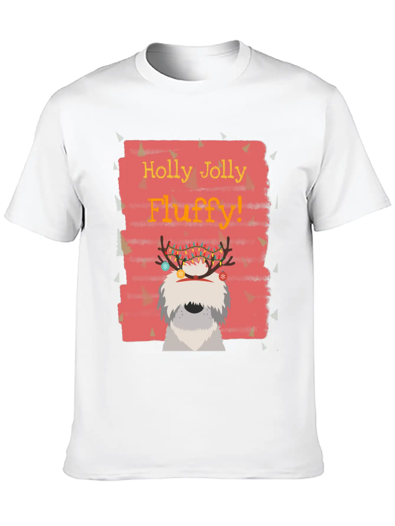 Christmas Dog Unisex Casual T-Shirt – Clean Design For Daily Comfort