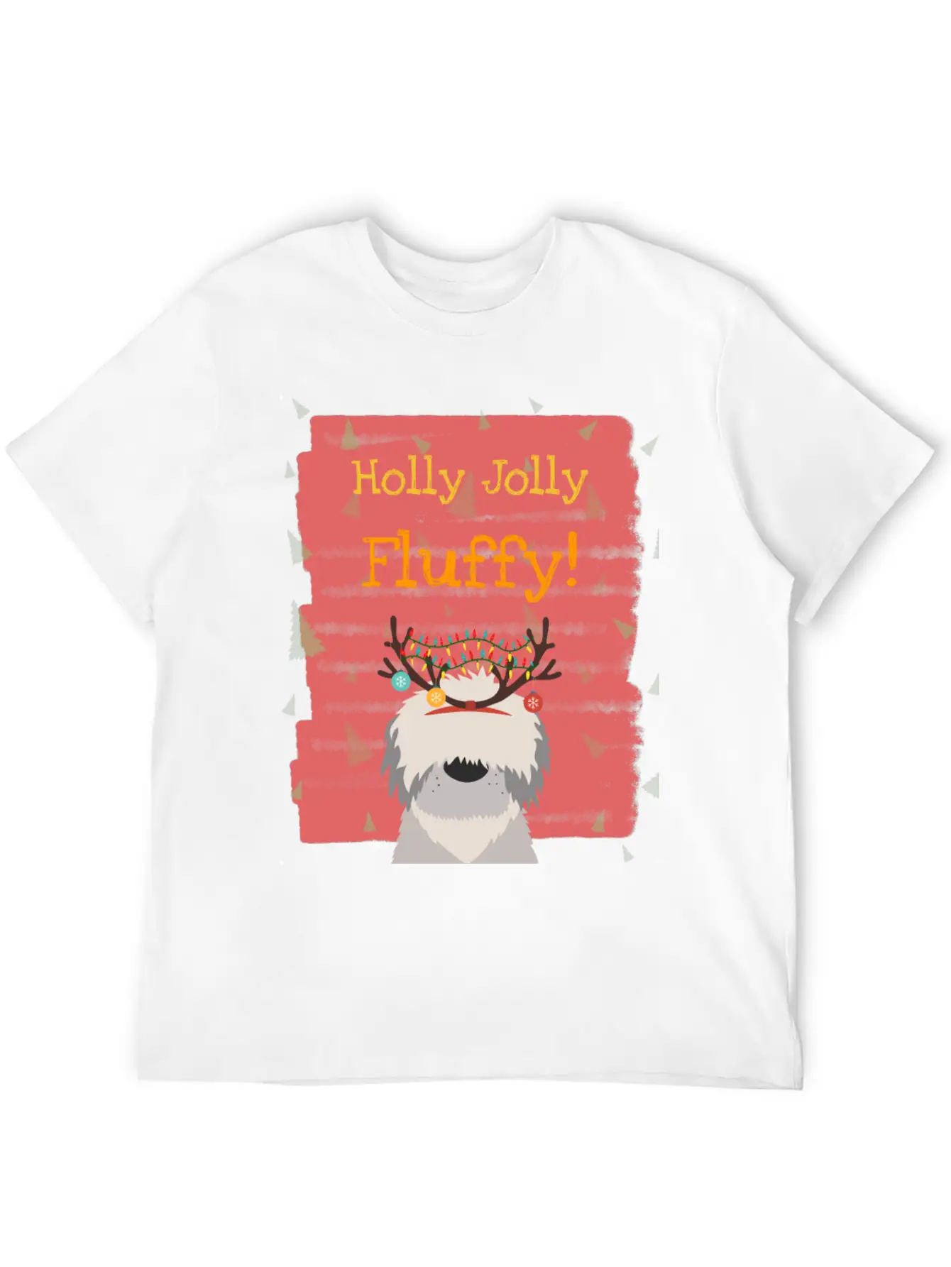 Christmas Dog Unisex Casual T-Shirt – Clean Design For Daily Comfort