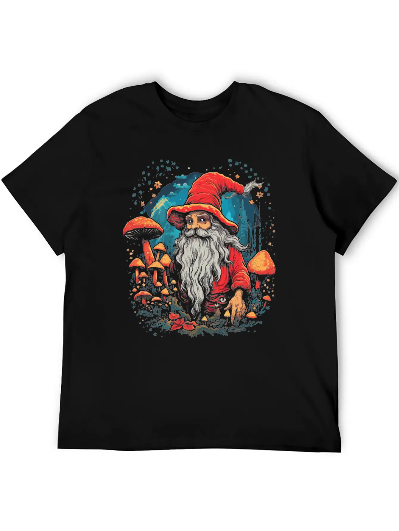 Christmas | Fantasy | Mushroom | Forest | Goa Stylish Everyday T-Shirt – Unisex Basic Cotton Tee