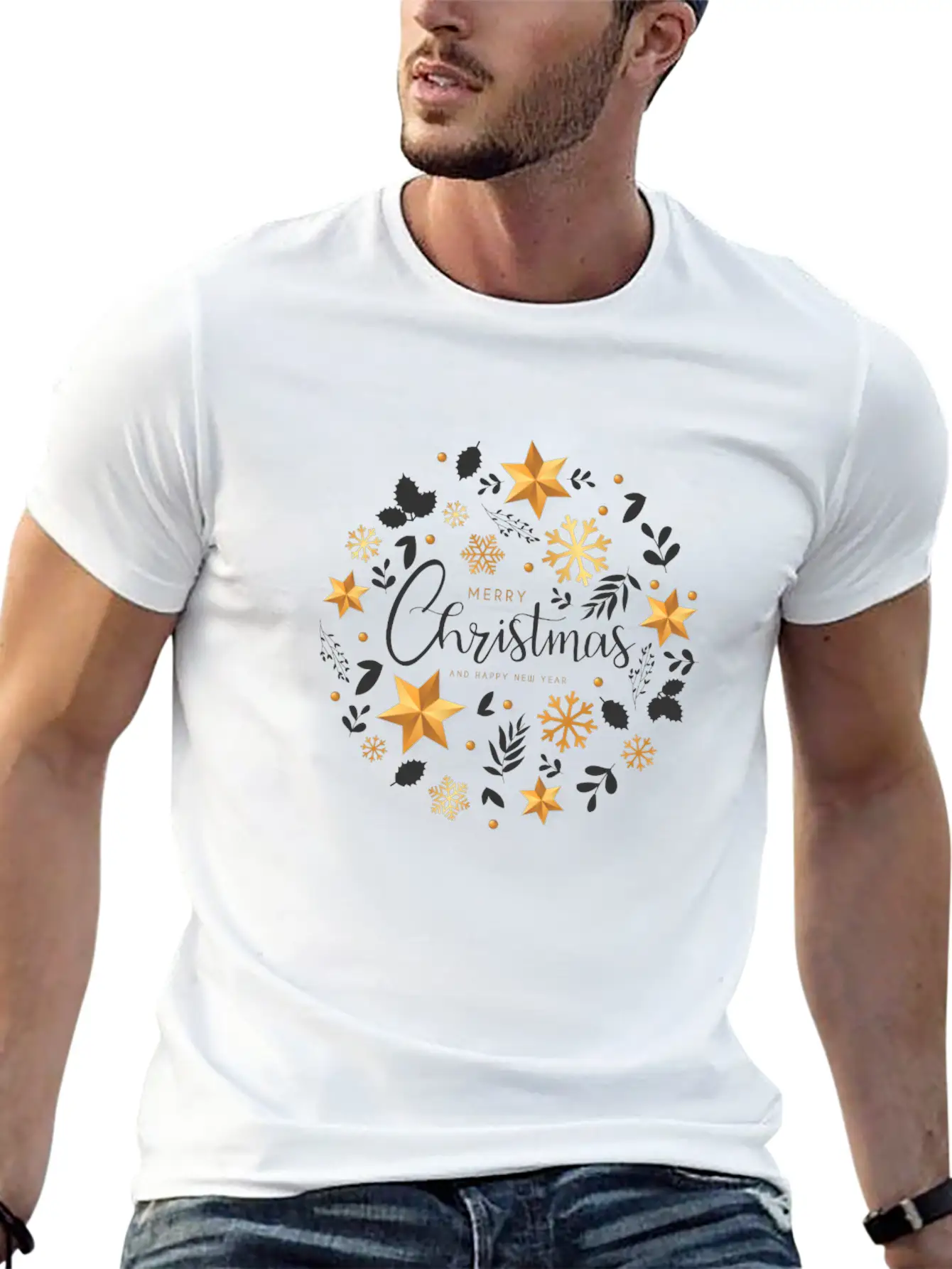 Christmas Product Simple Everyday Graphic Tee – Lightweight Summer Wear