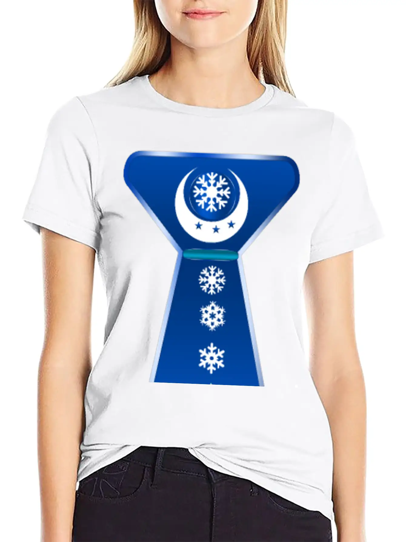Christmas Snow Tie Basic Graphic T-Shirt – Daily Comfort In Soft Cotton
