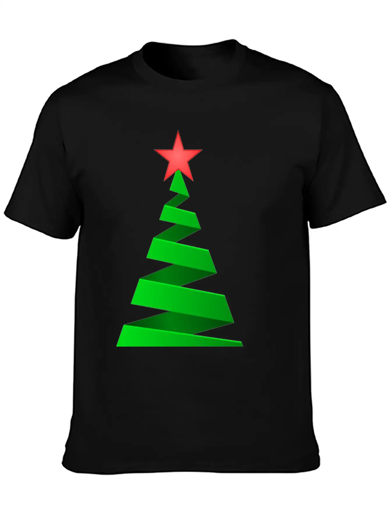 Christmas Tree Basic Graphic T-Shirt – Daily Comfort In Soft Cotton