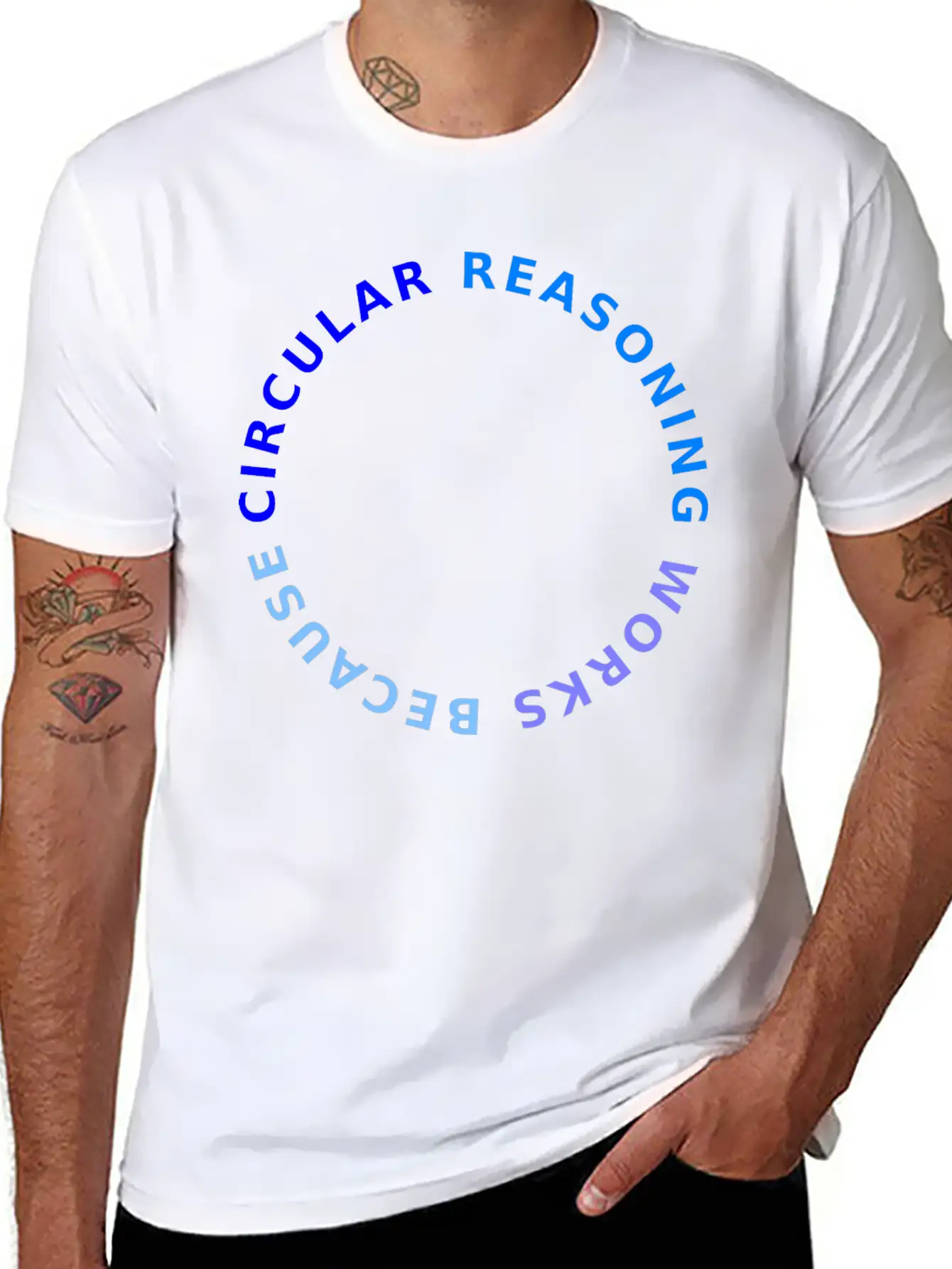 Circular Reasoning 4C Stylish Everyday T-Shirt – Unisex Basic Cotton Tee