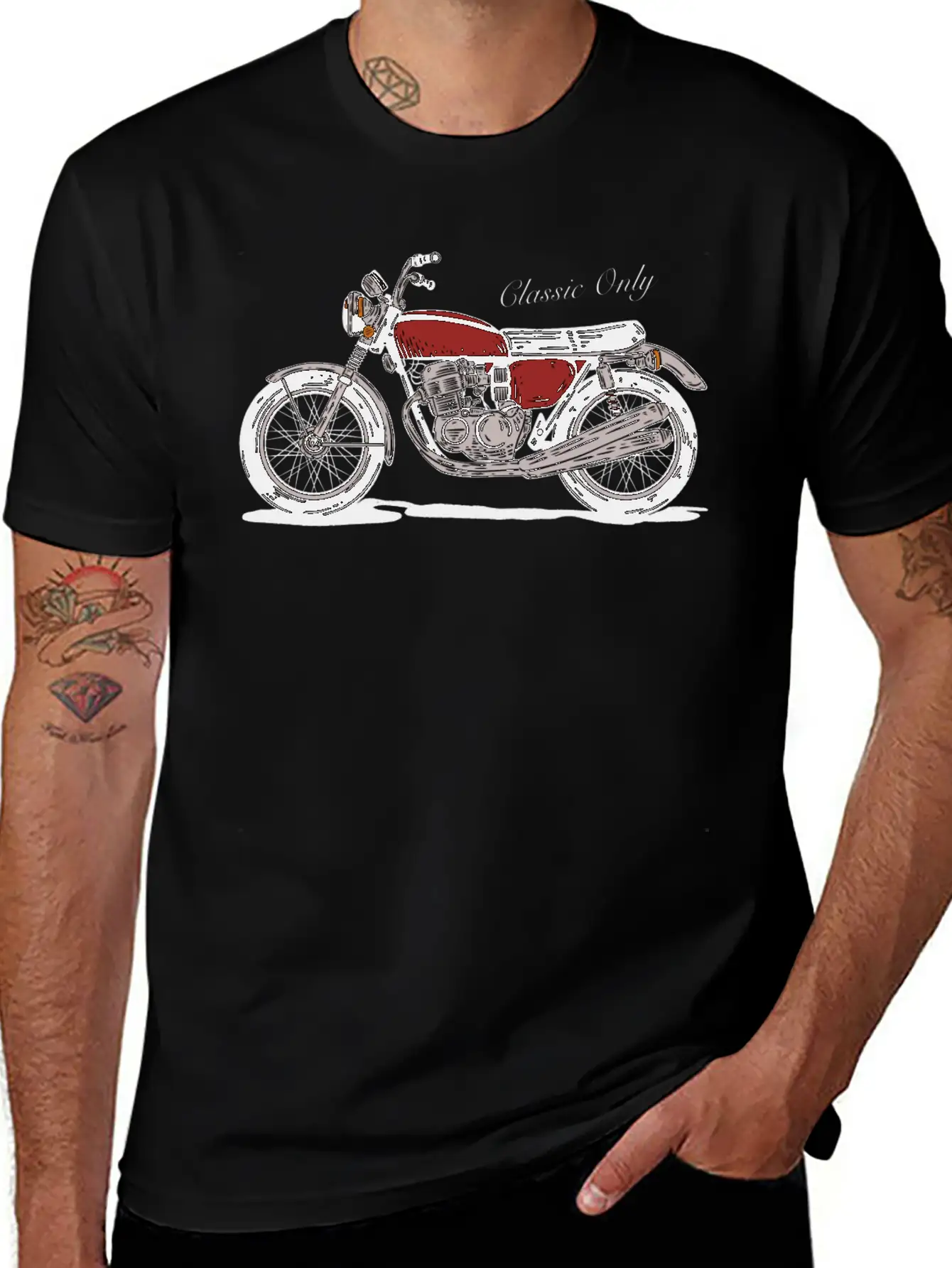 Classic Motor Only Simple Everyday Graphic Tee – Lightweight Summer Wear