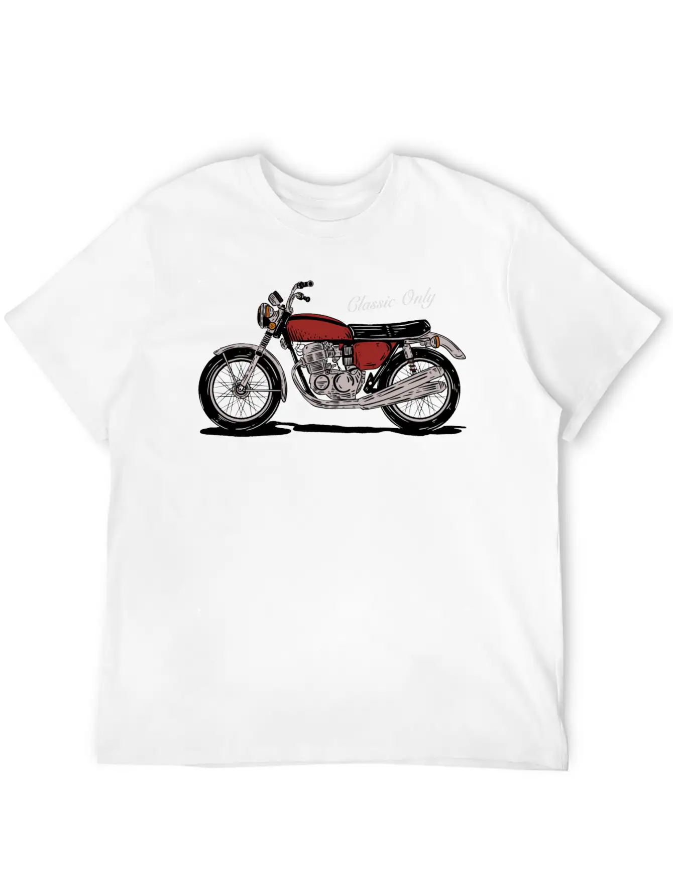 Classic Motor Only Simple Everyday Graphic Tee – Lightweight Summer Wear