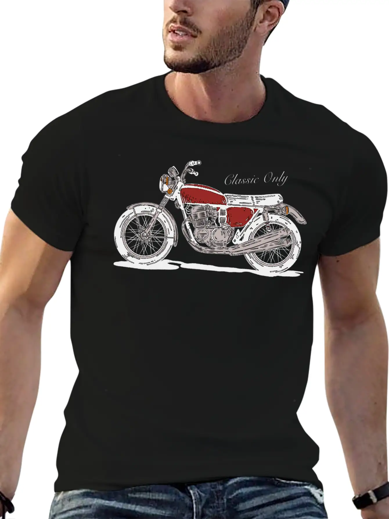 Classic Motor Only Simple Everyday Graphic Tee – Lightweight Summer Wear