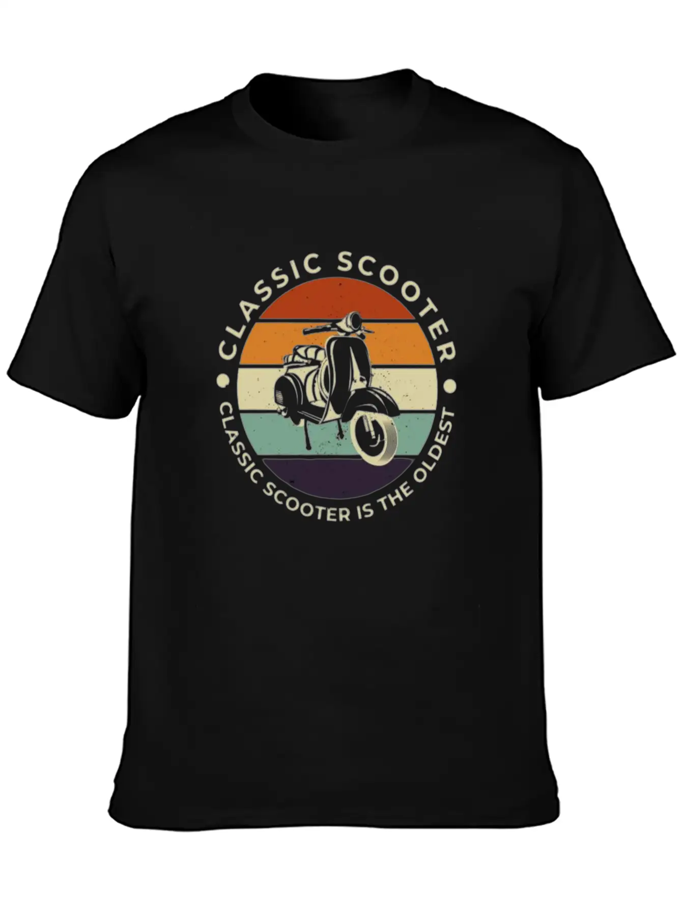 Classic Scooter Stylish Everyday T-Shirt – Unisex Basic Cotton Tee