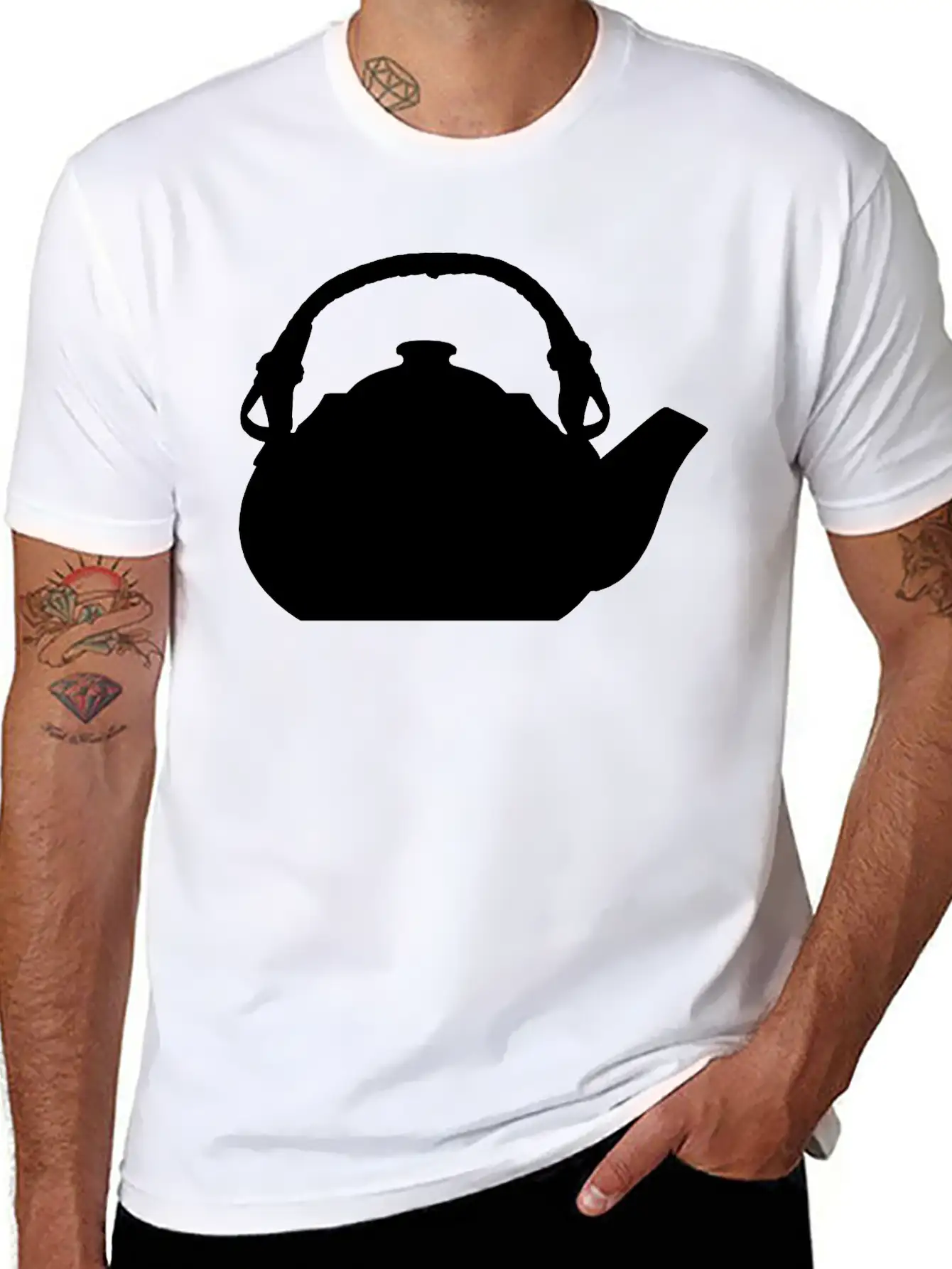 Classic Teapot Basic Graphic T-Shirt – Daily Comfort In Soft Cotton